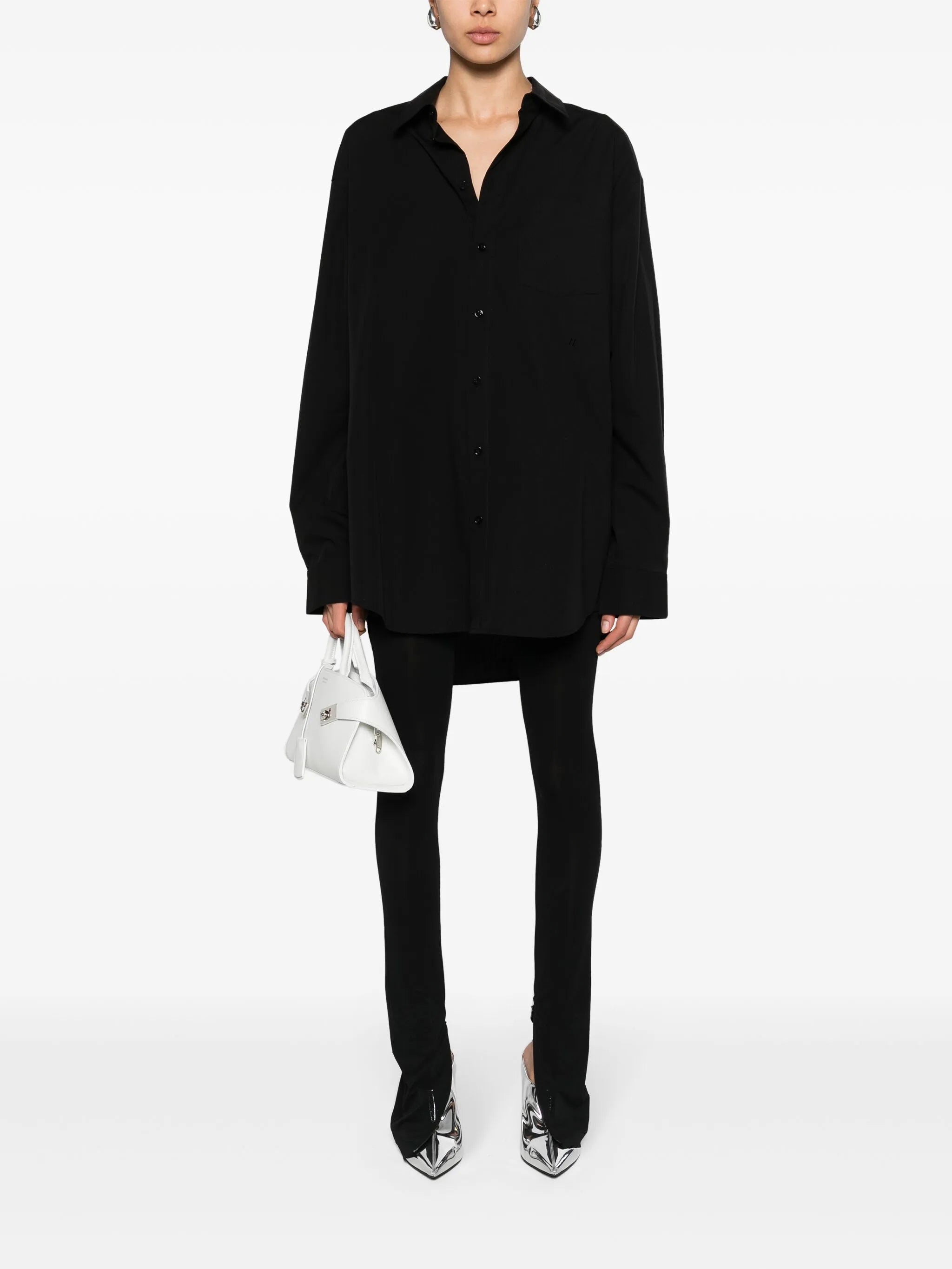 button-up cotton shirt