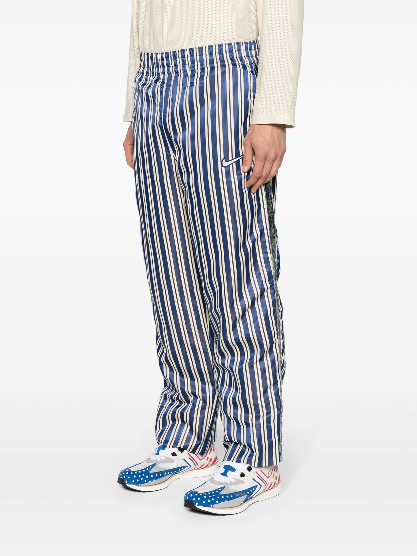 x Bode striped trousers