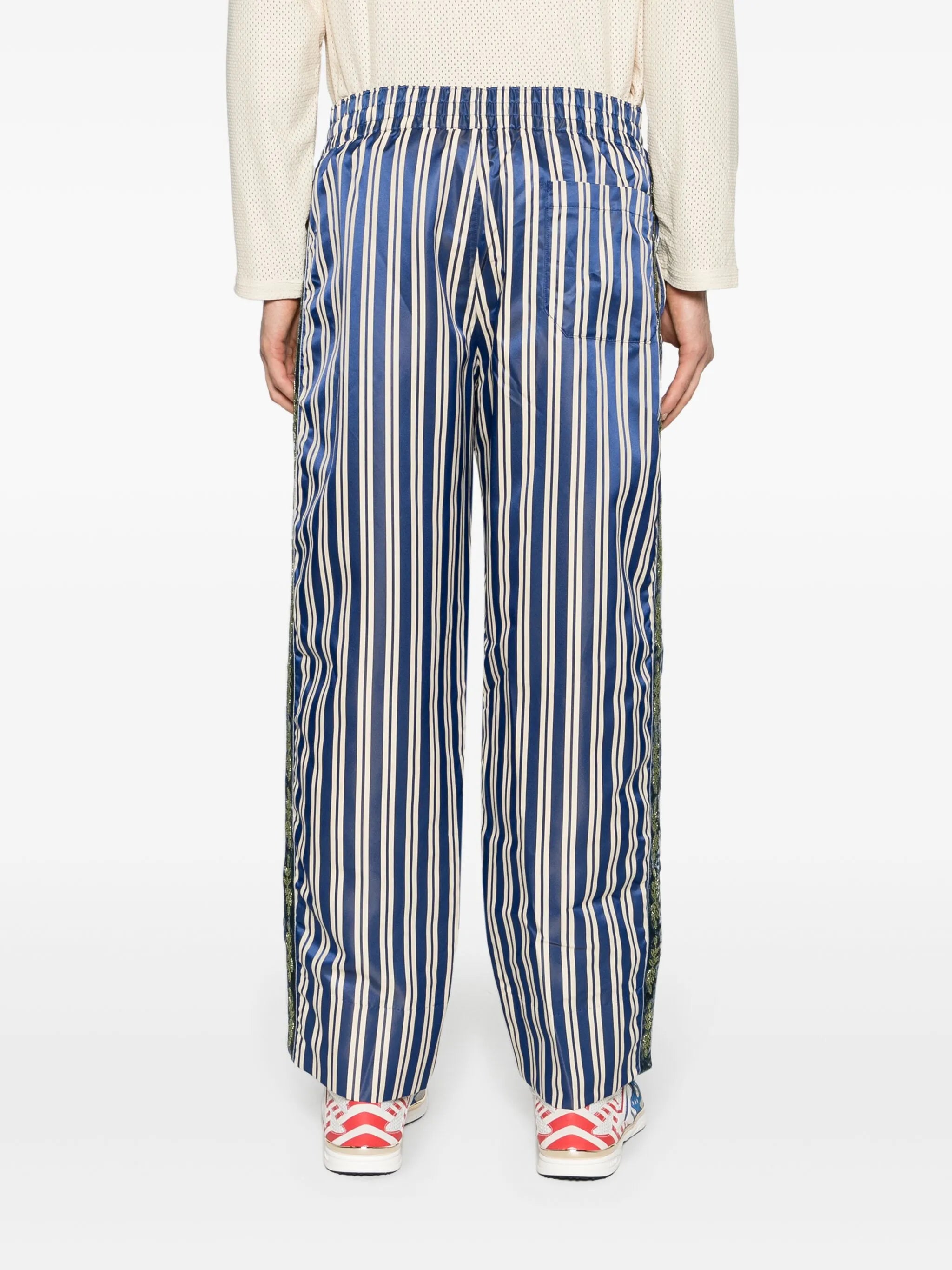 x Bode striped trousers