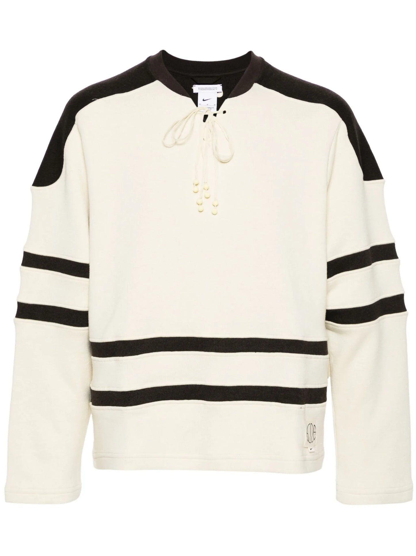 x BODE lace-up sweatshirt