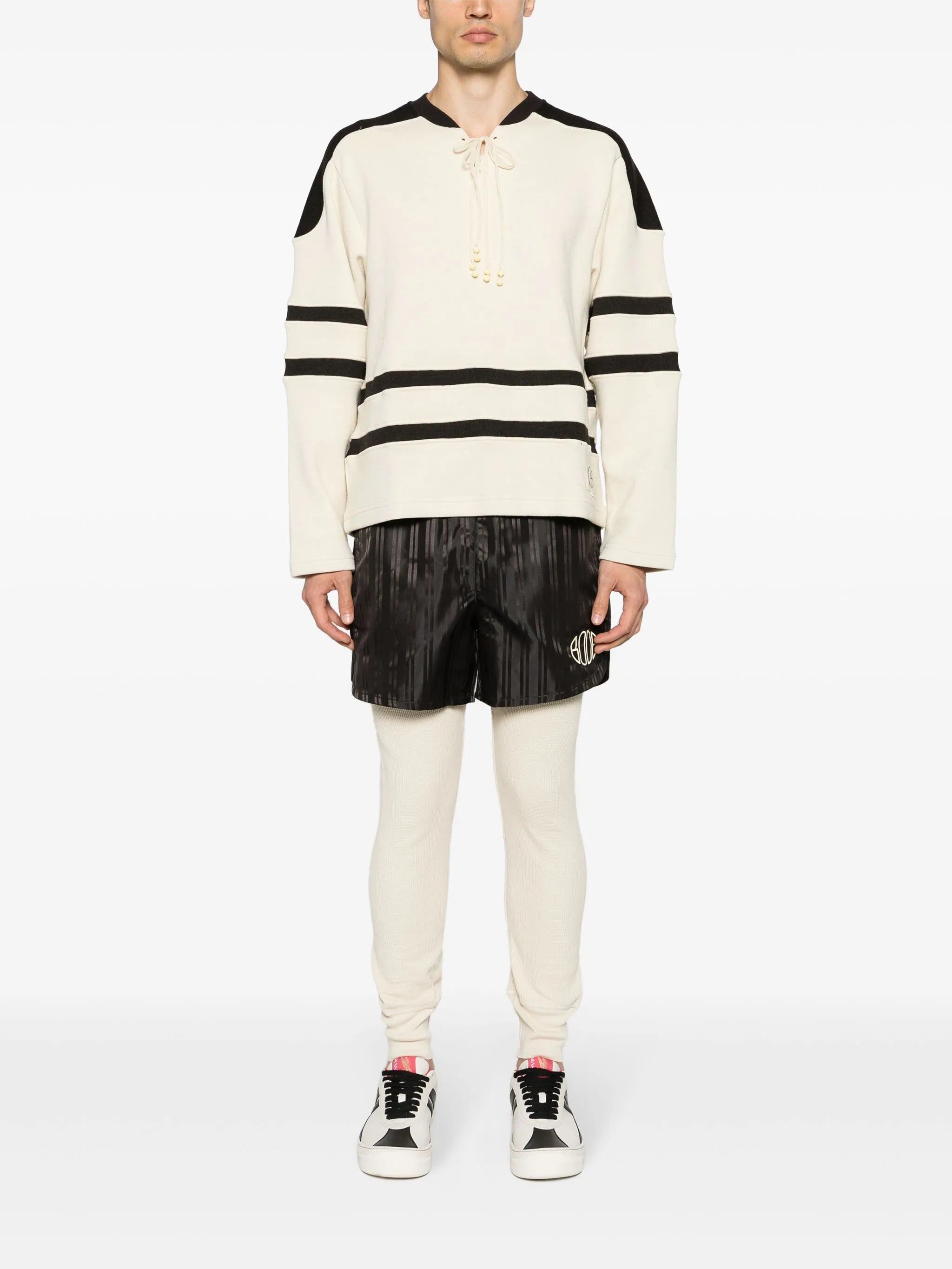 x BODE lace-up sweatshirt