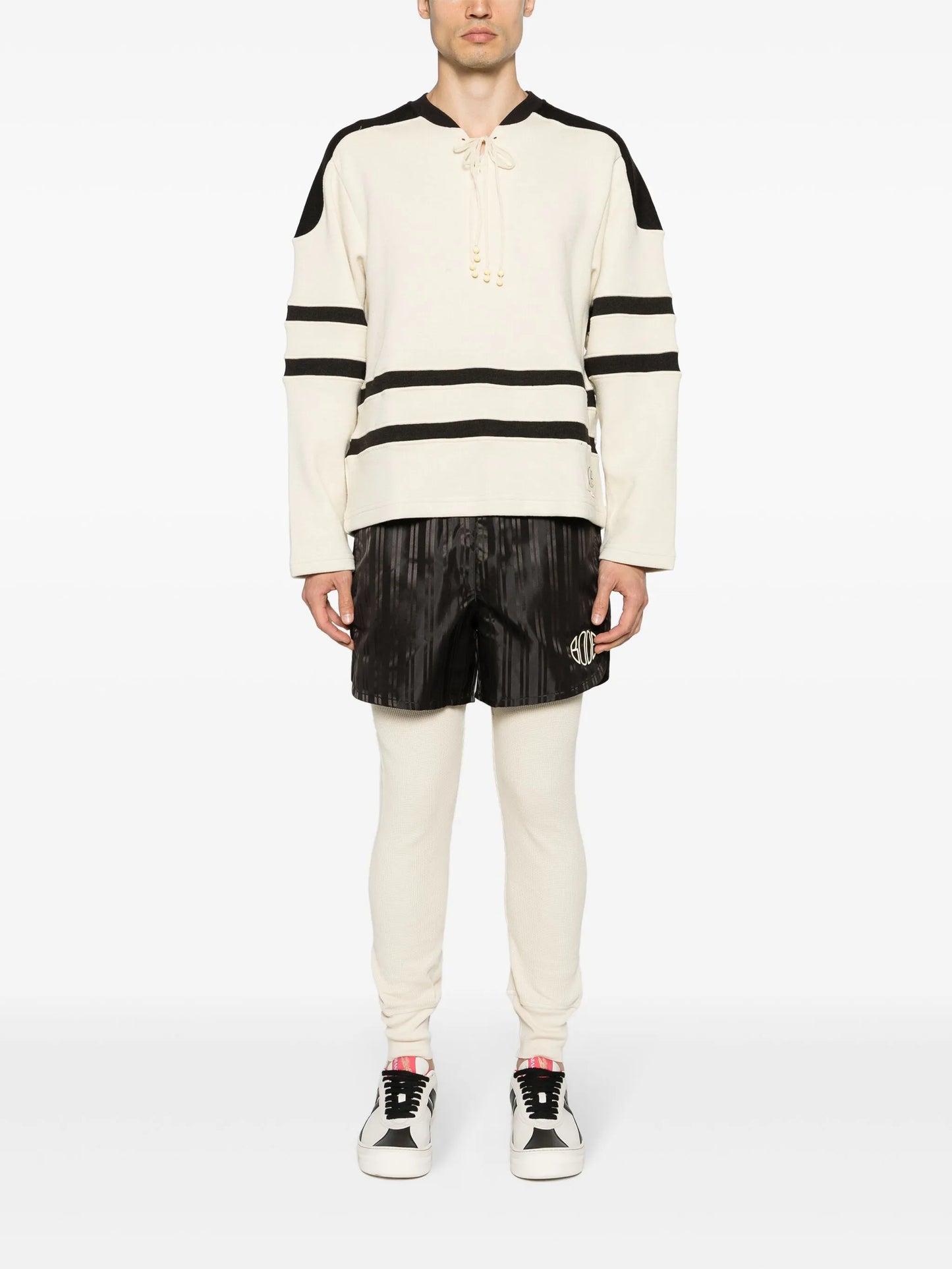 x BODE lace-up sweatshirt