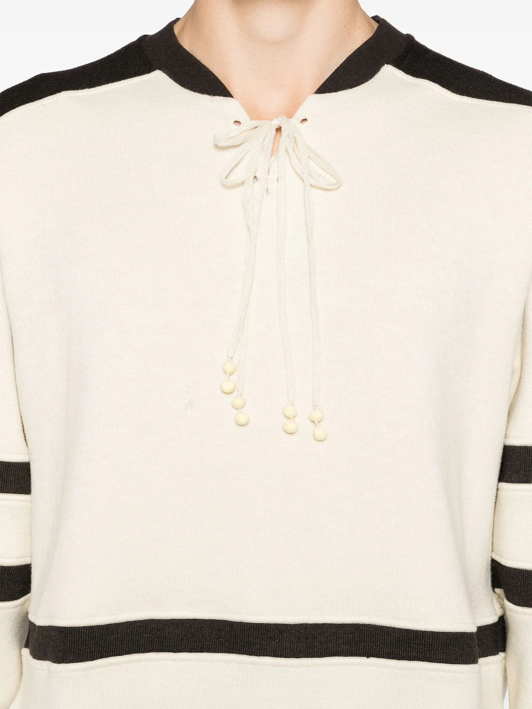 x BODE lace-up sweatshirt