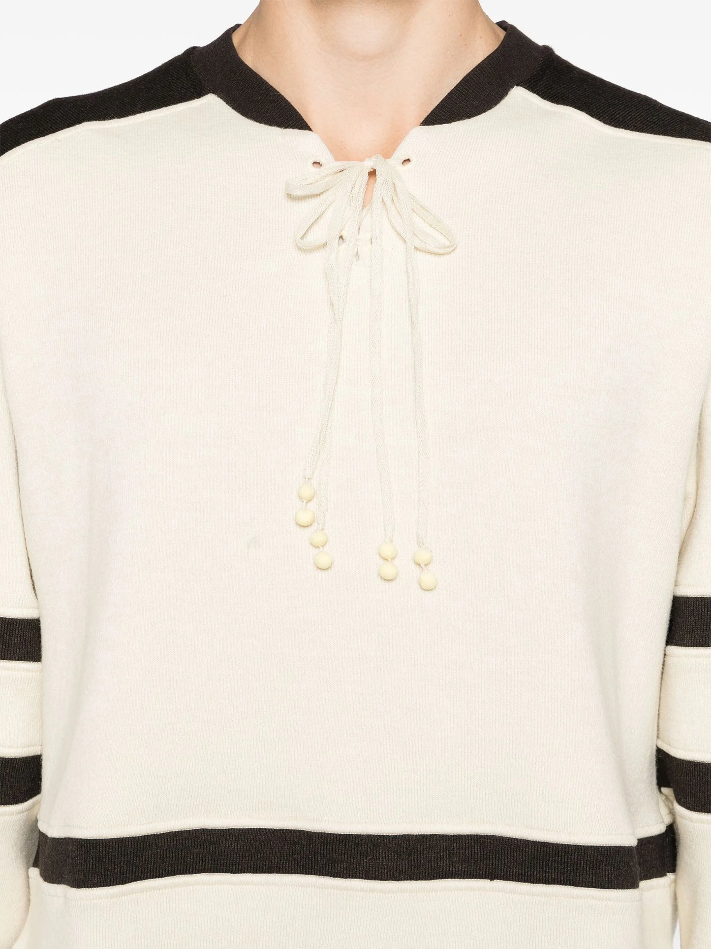 x BODE lace-up sweatshirt