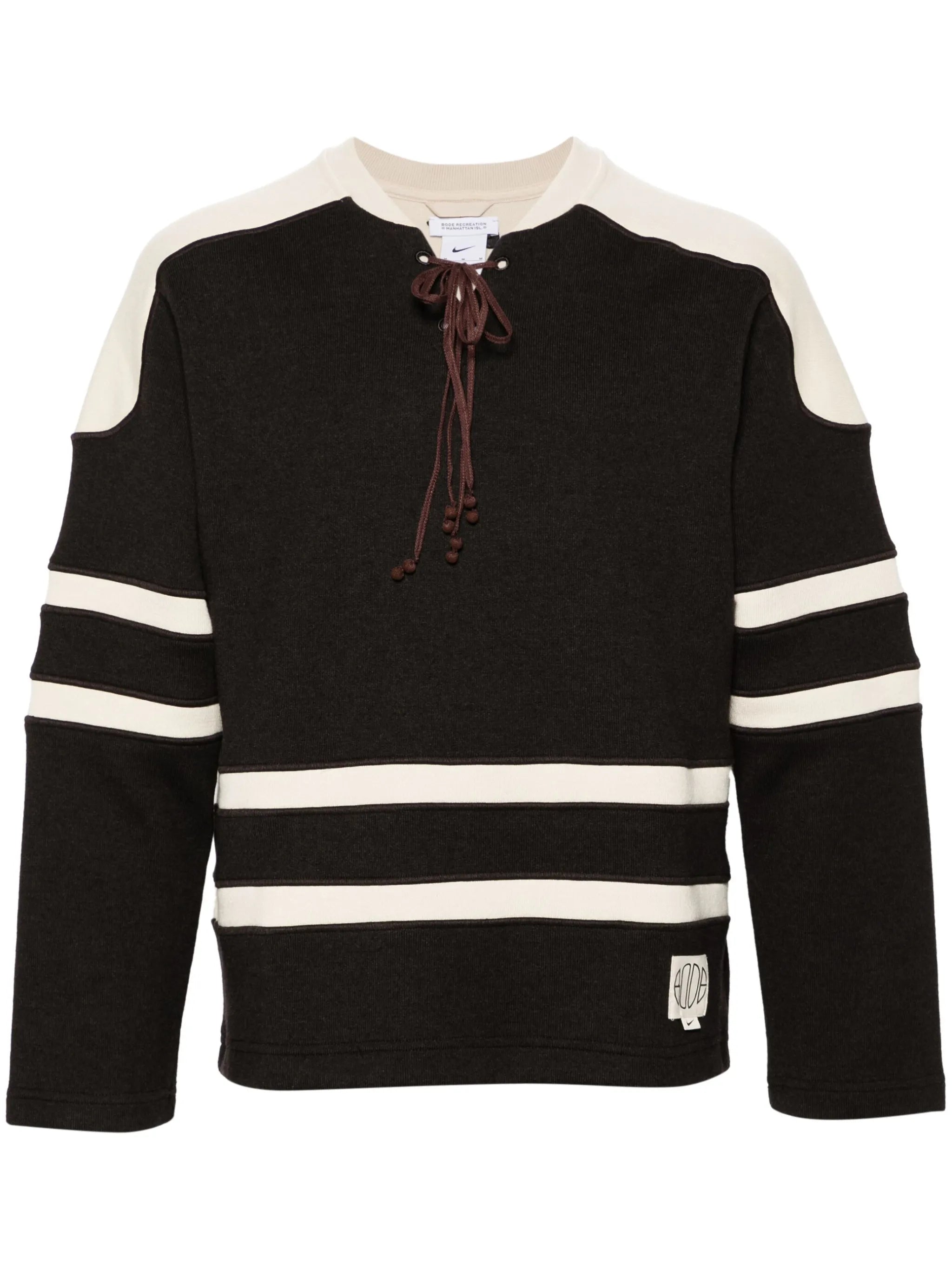 x BODE lace-up sweatshirt