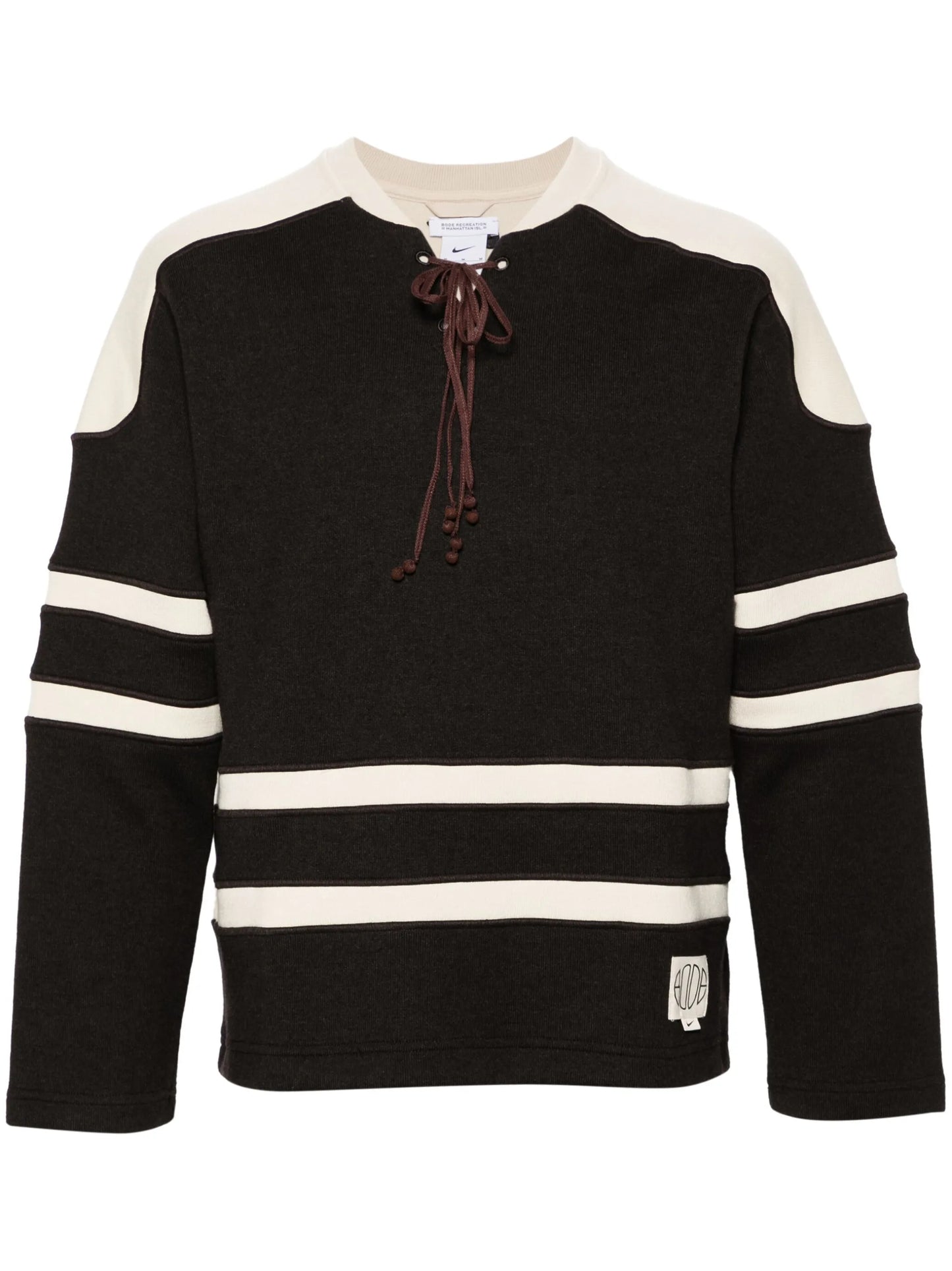 x BODE lace-up sweatshirt