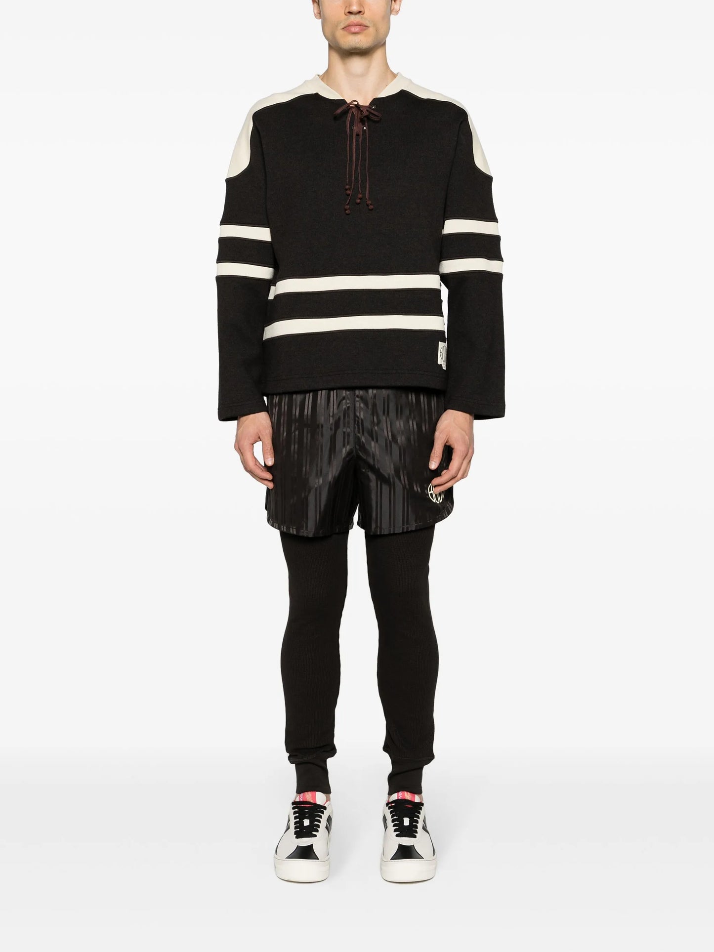 x BODE lace-up sweatshirt