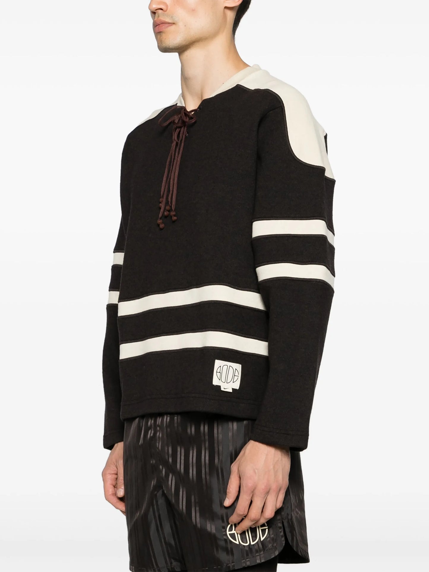 x BODE lace-up sweatshirt