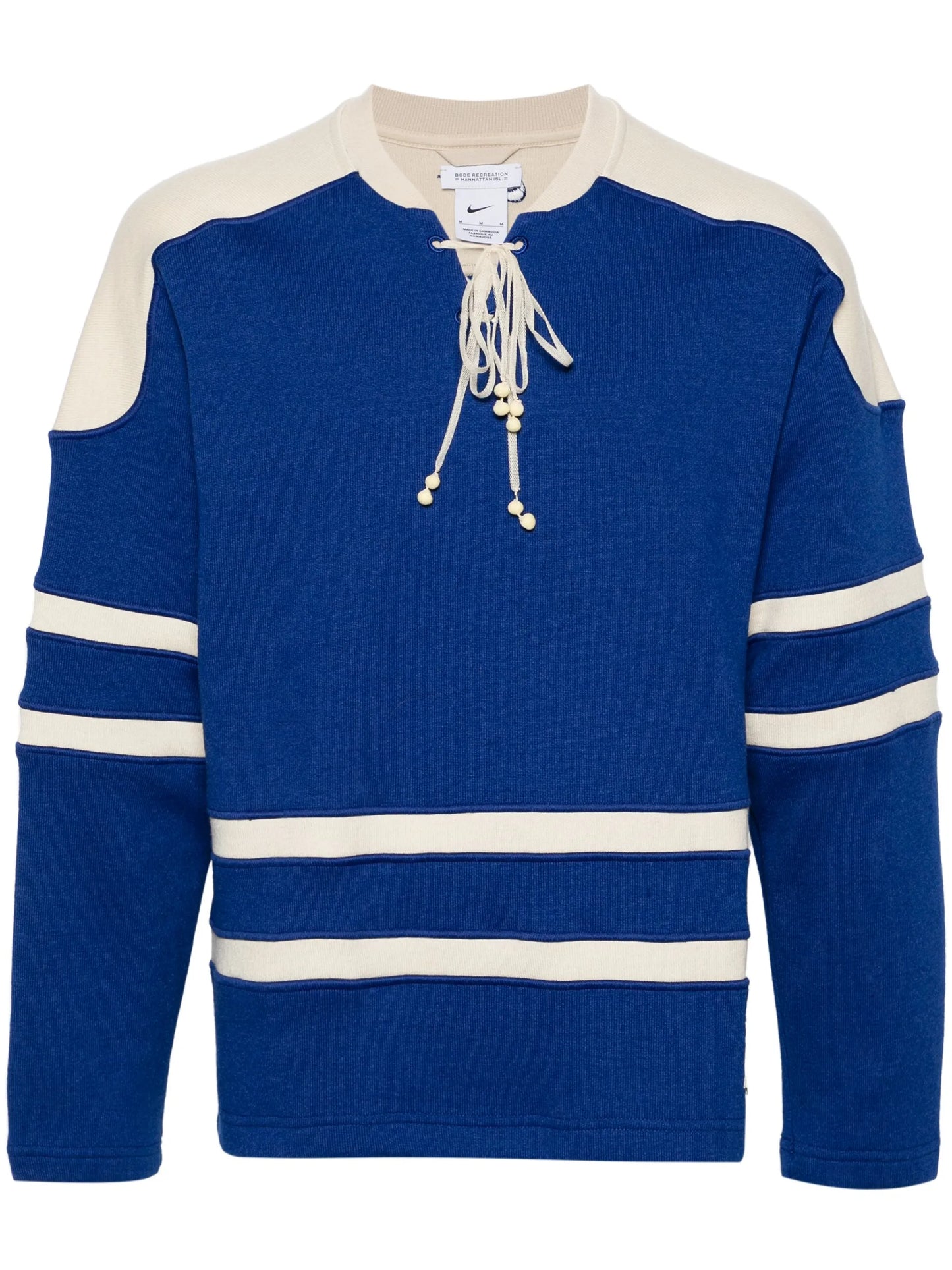x BODE lace-up sweatshirt