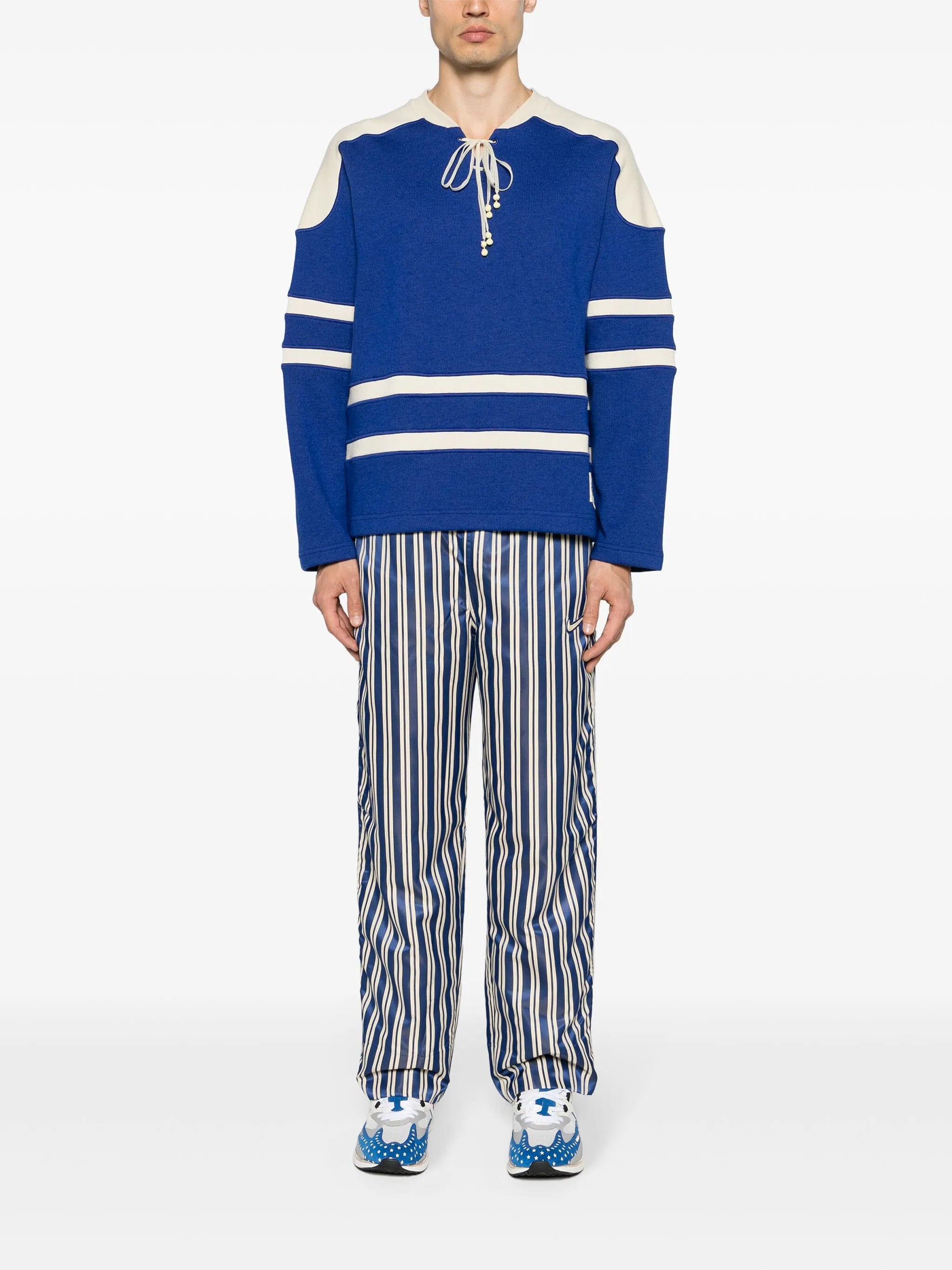 x BODE lace-up sweatshirt