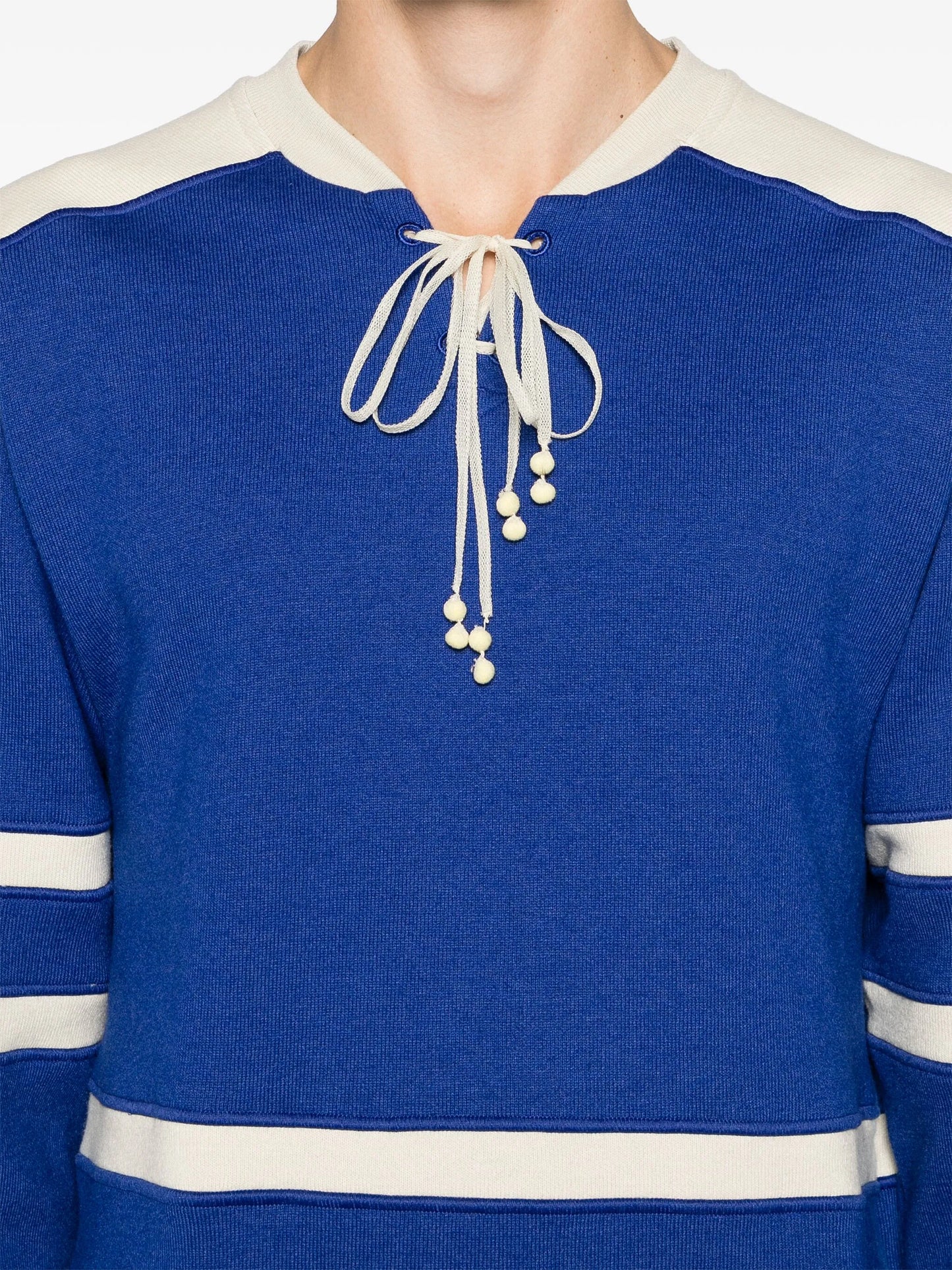 x BODE lace-up sweatshirt