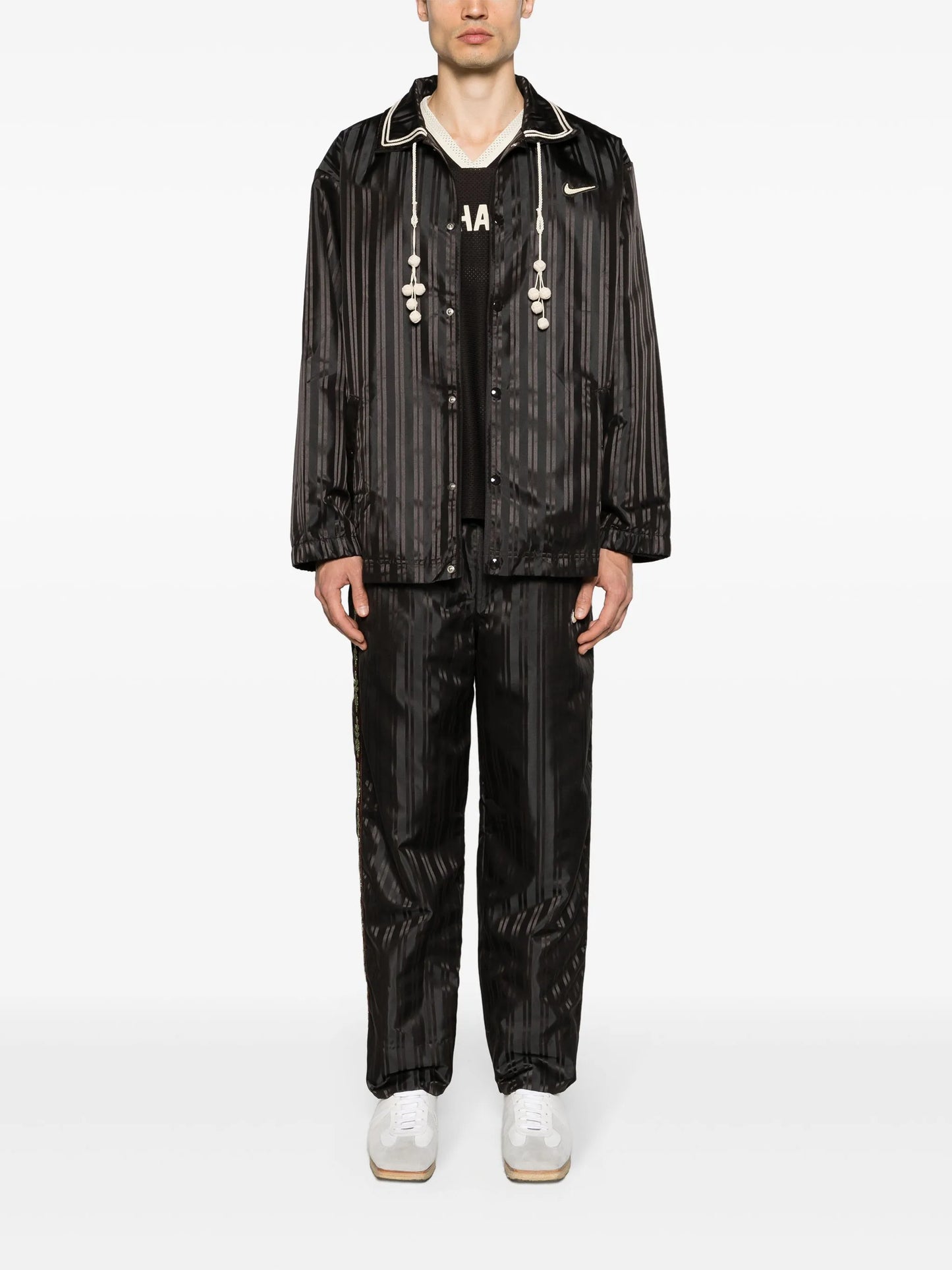 x Bode striped trousers