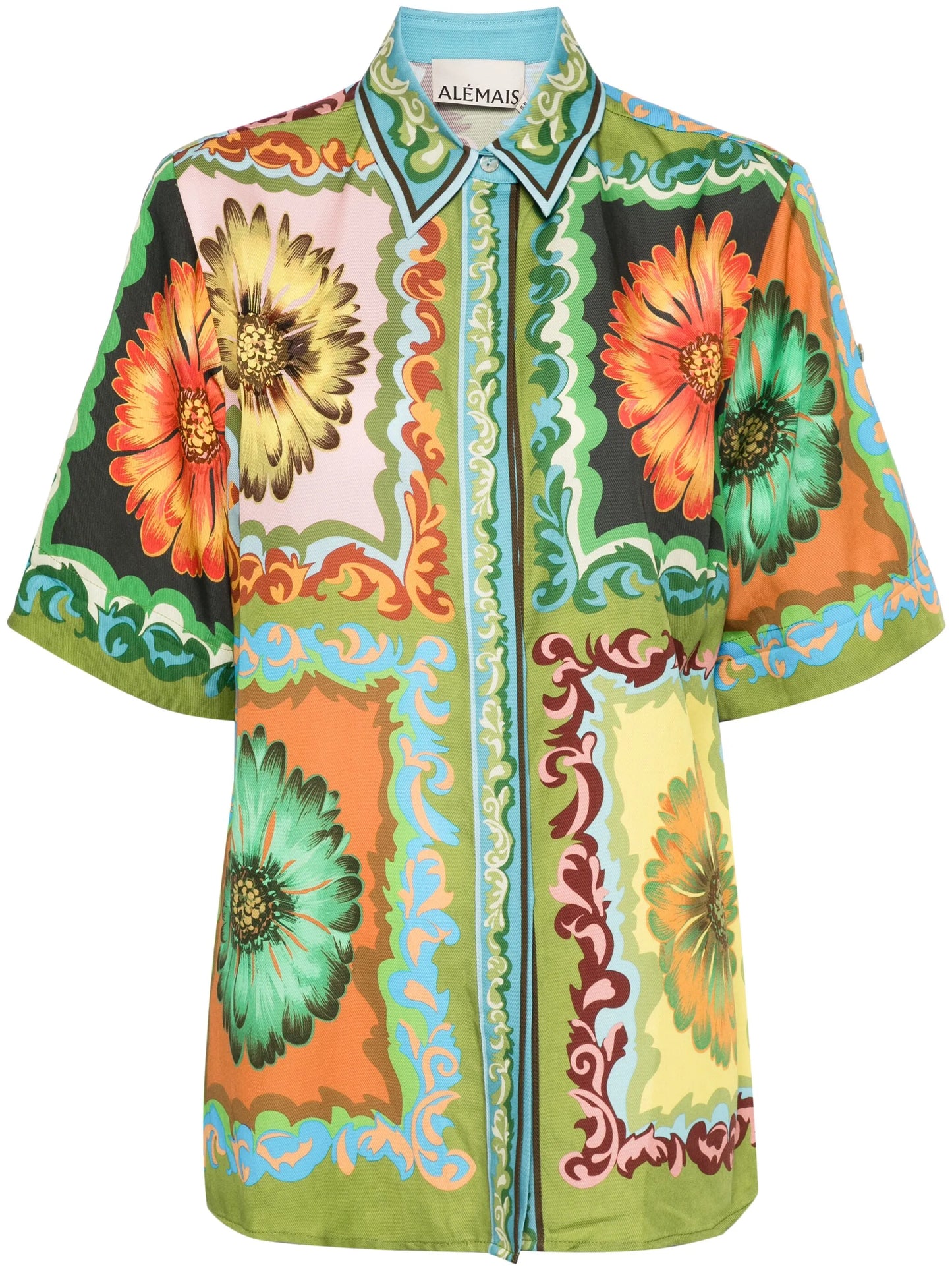 Disco Daisy floral-print shirt