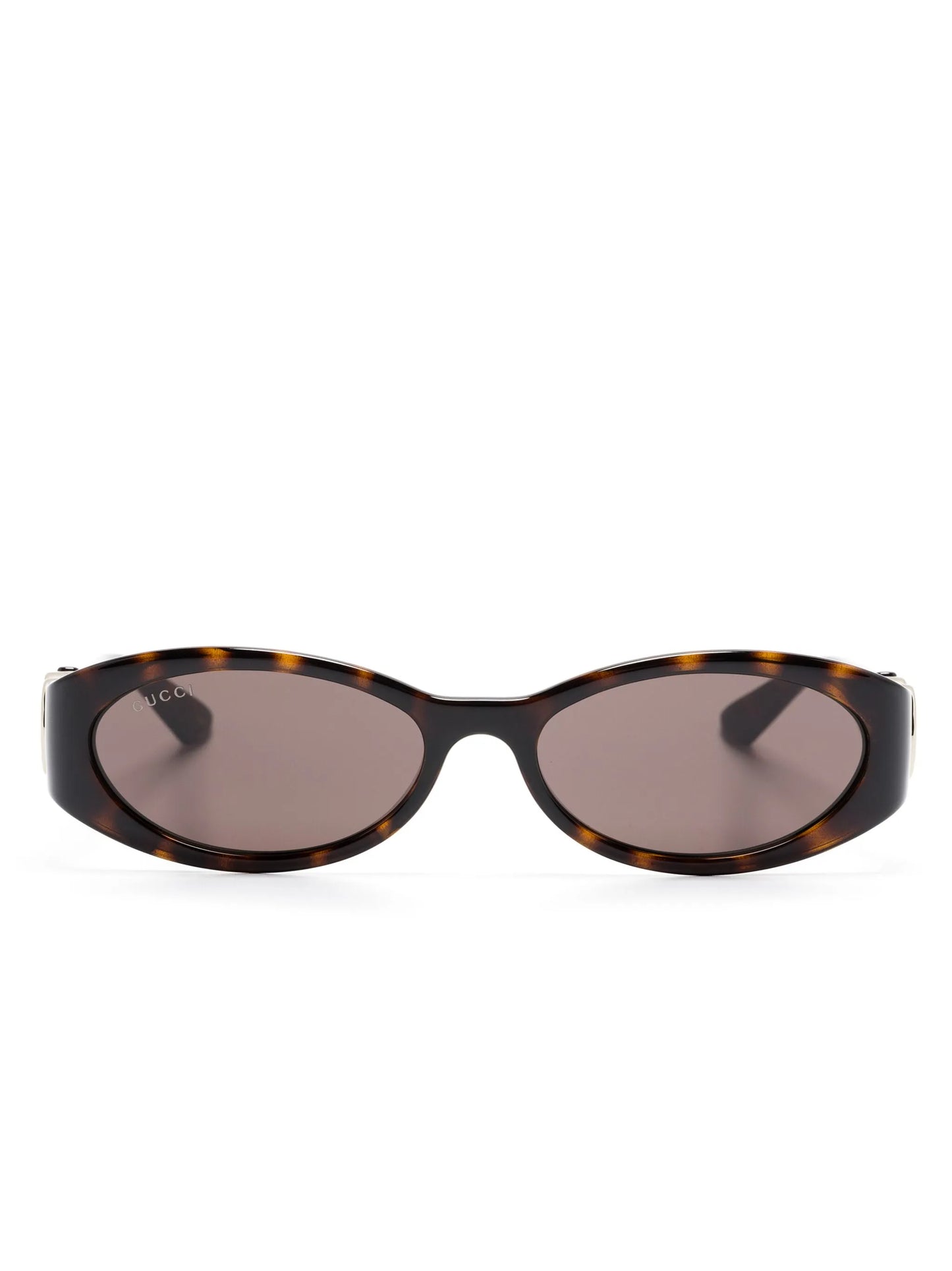 oval-frame sunglasses