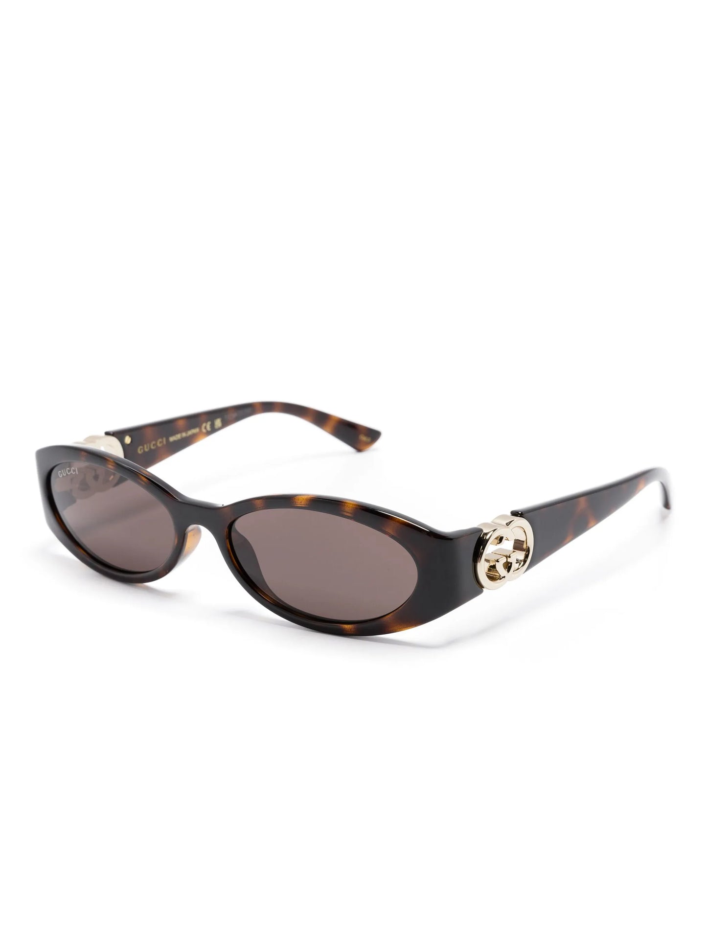 oval-frame sunglasses