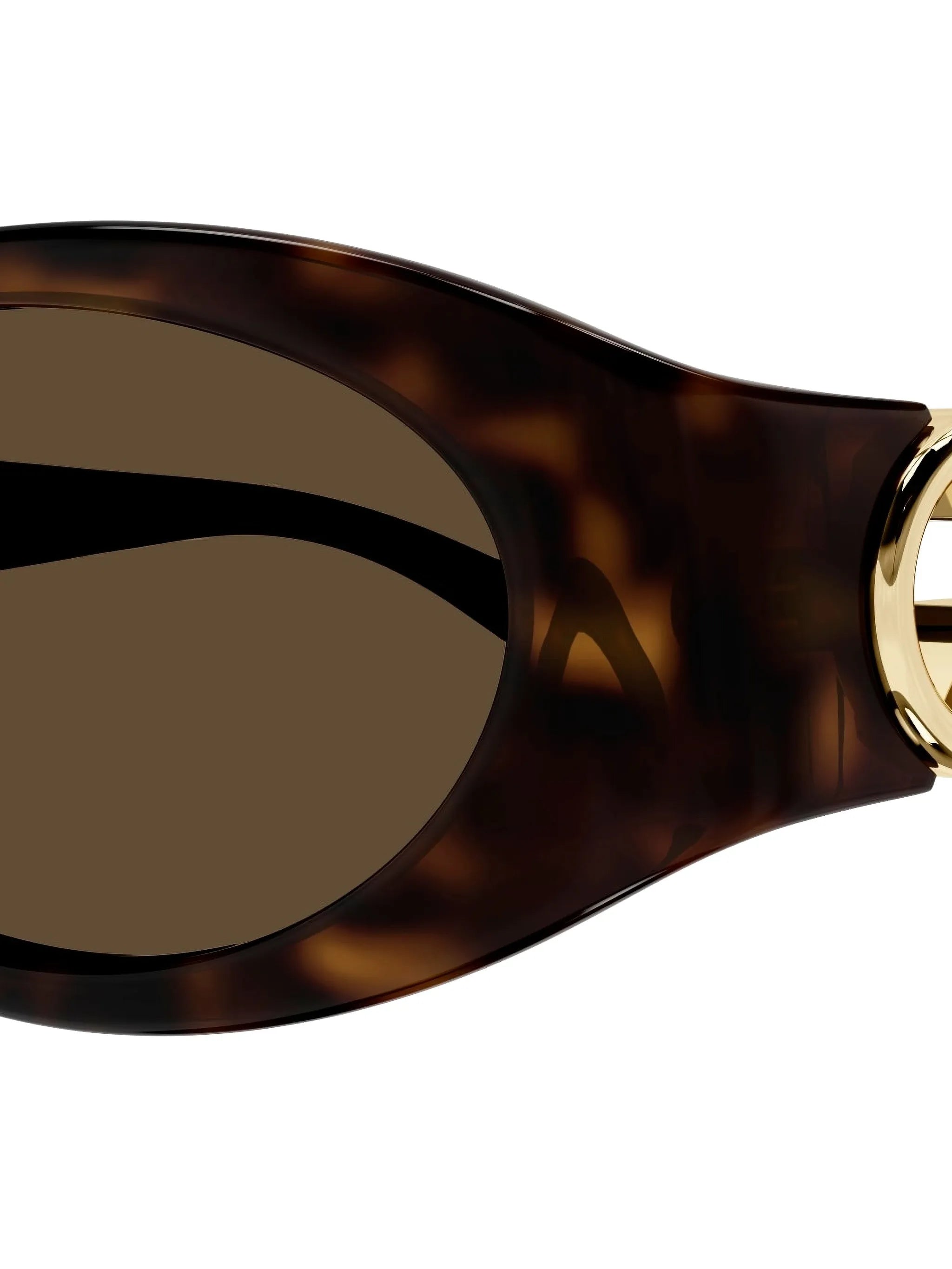oval-frame sunglasses