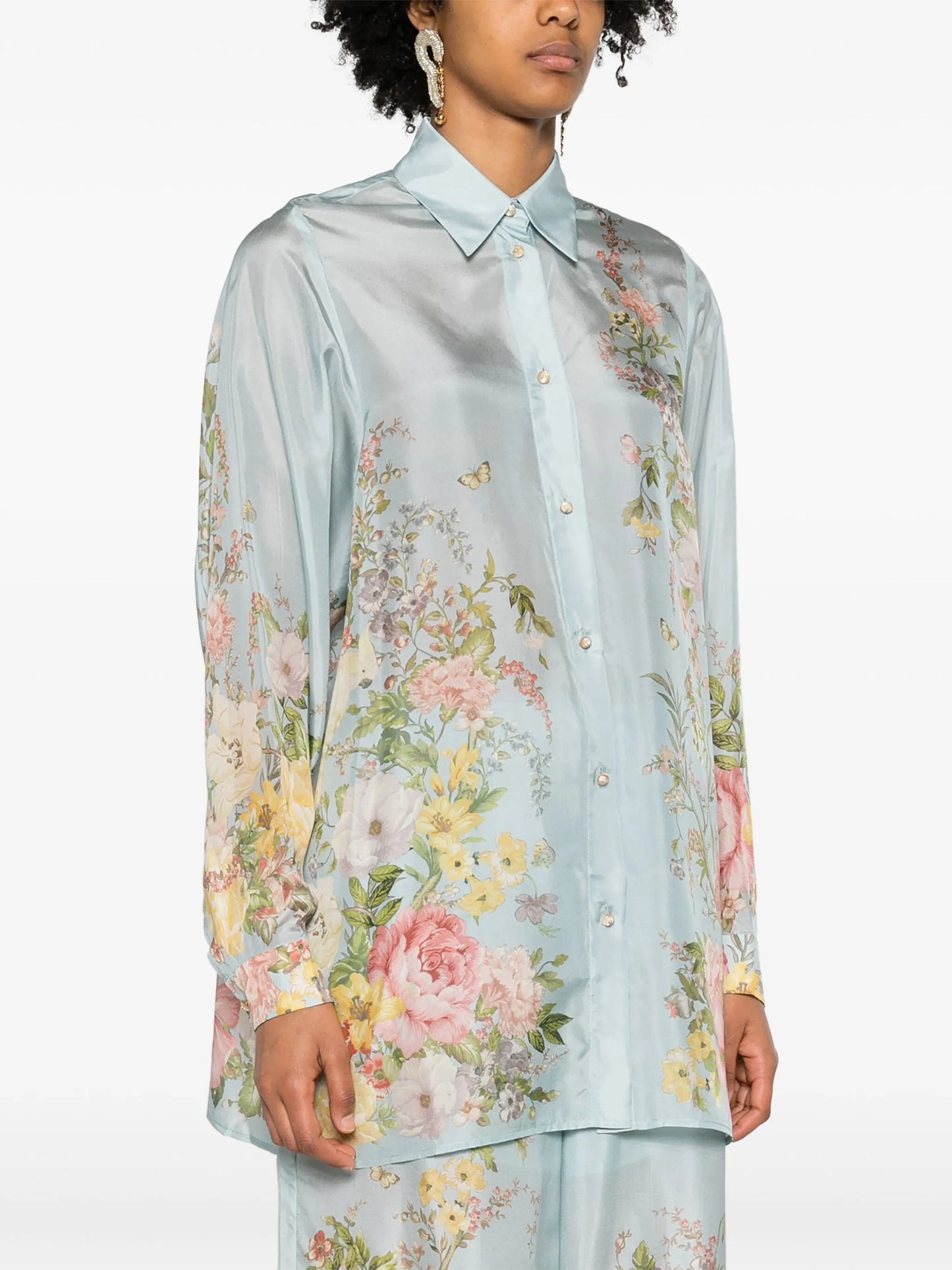 Waverly floral-print shirt