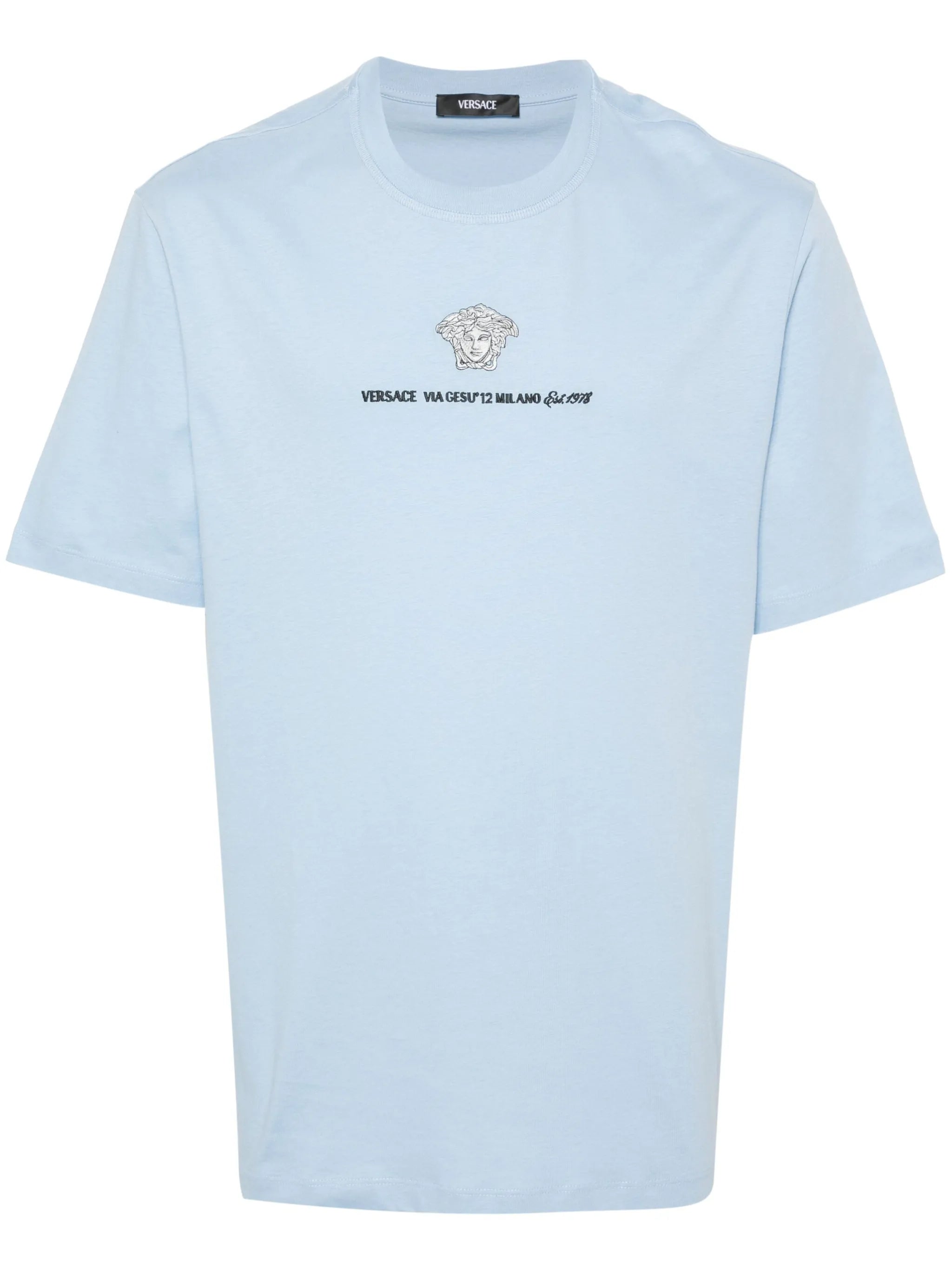 Medusa Milano embroidered T-shirt