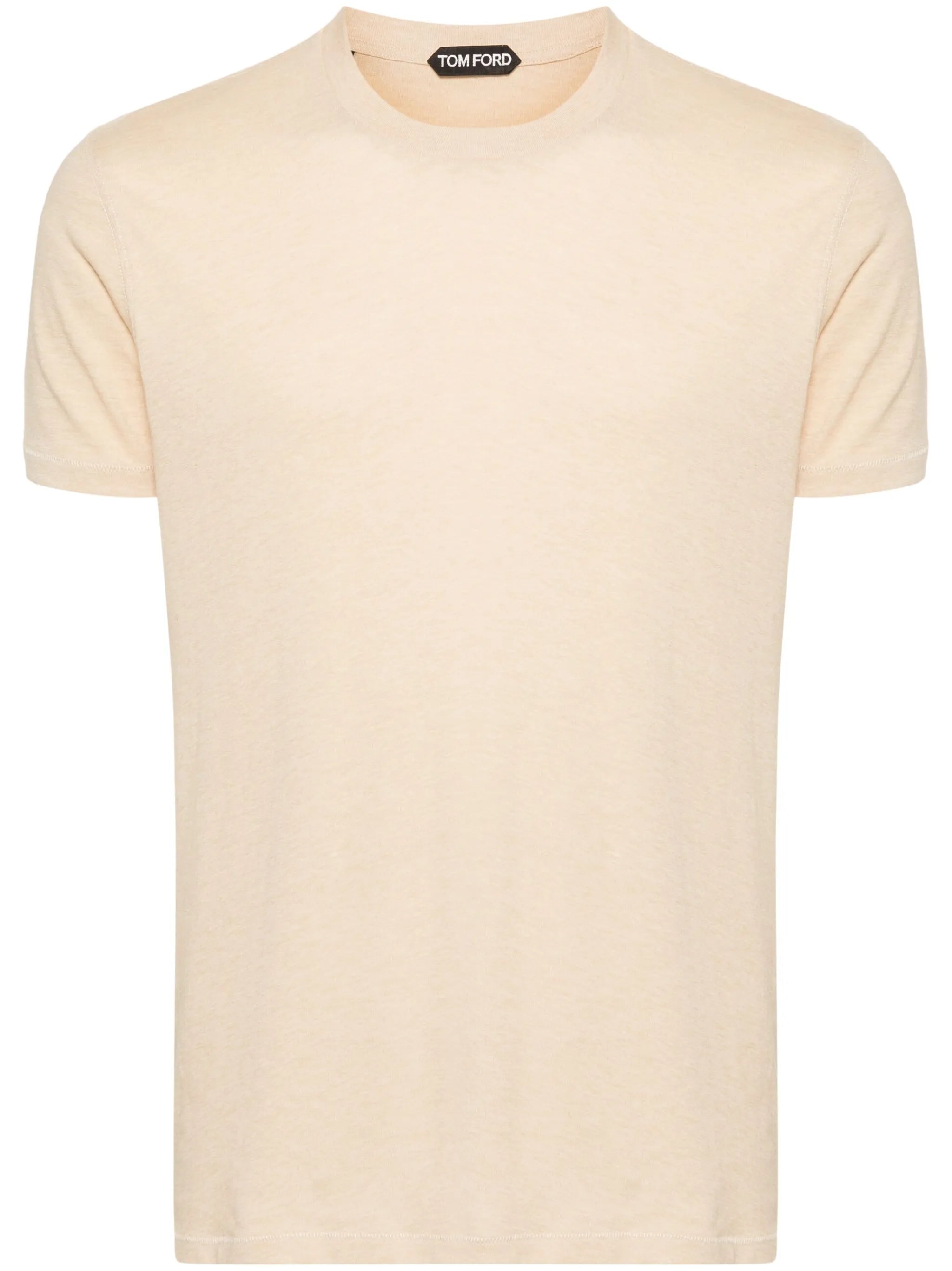 logo-embroidered jersey T-shirt
