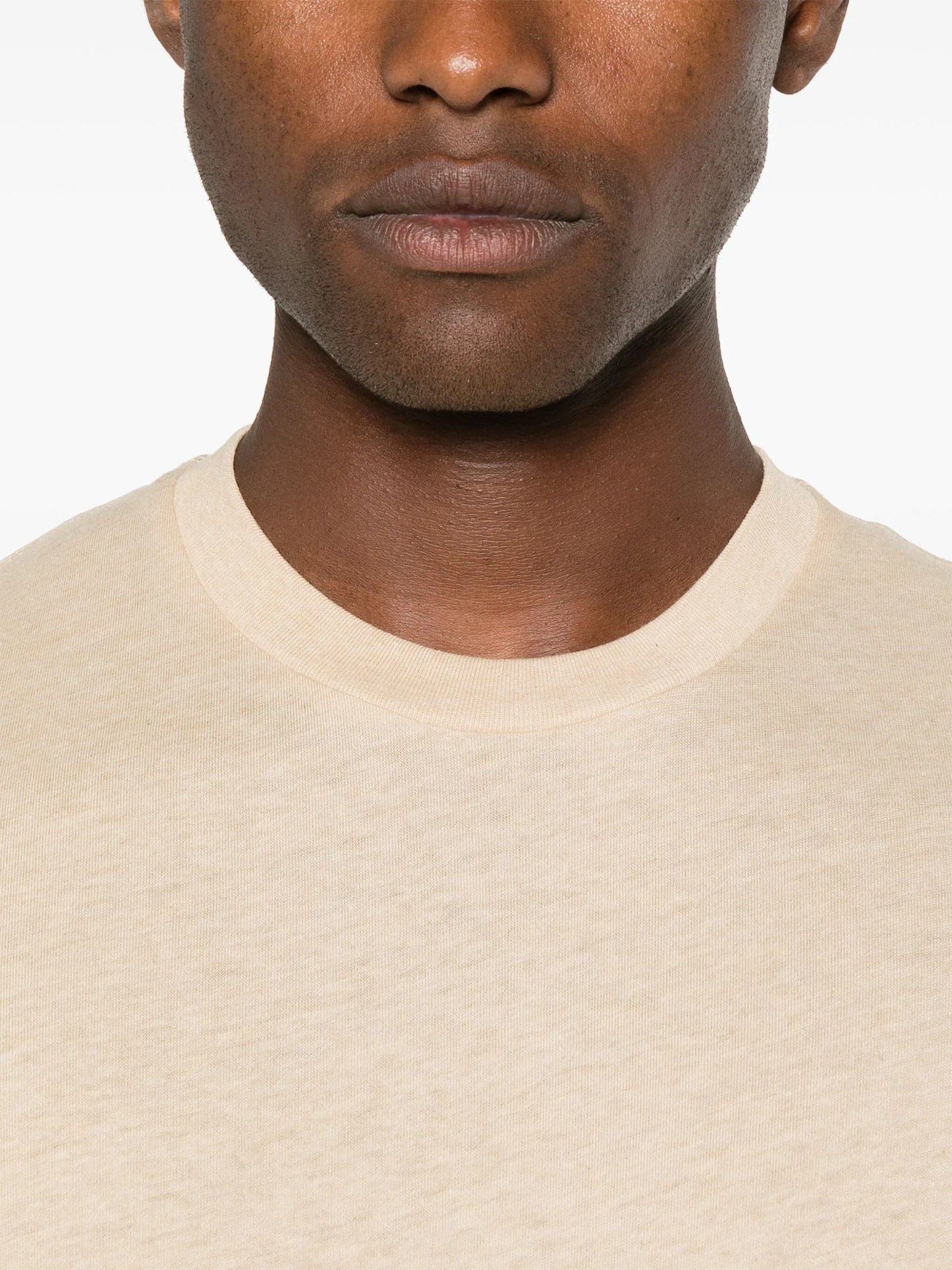 logo-embroidered jersey T-shirt
