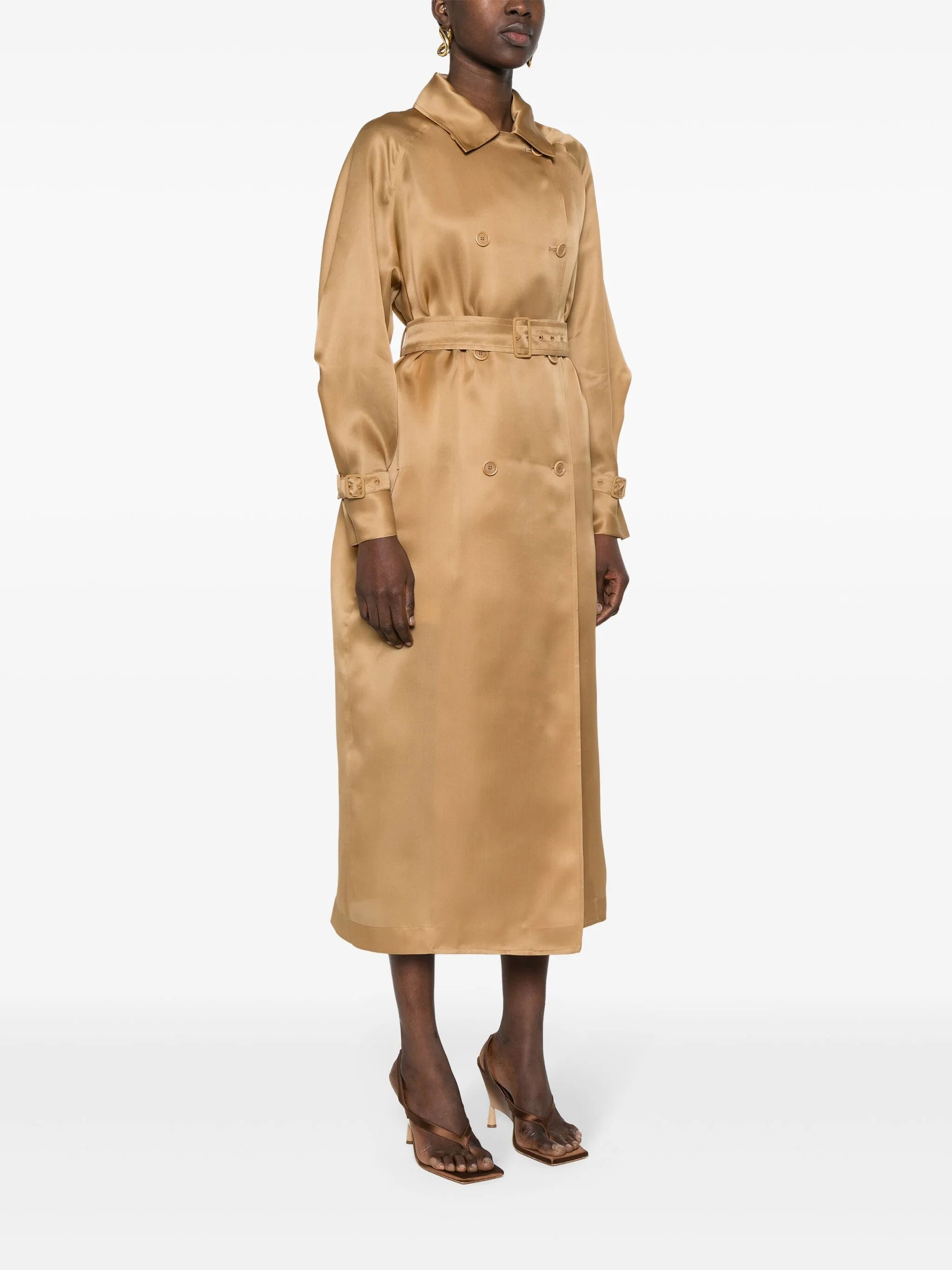 Sacco double-breasted trench coat
