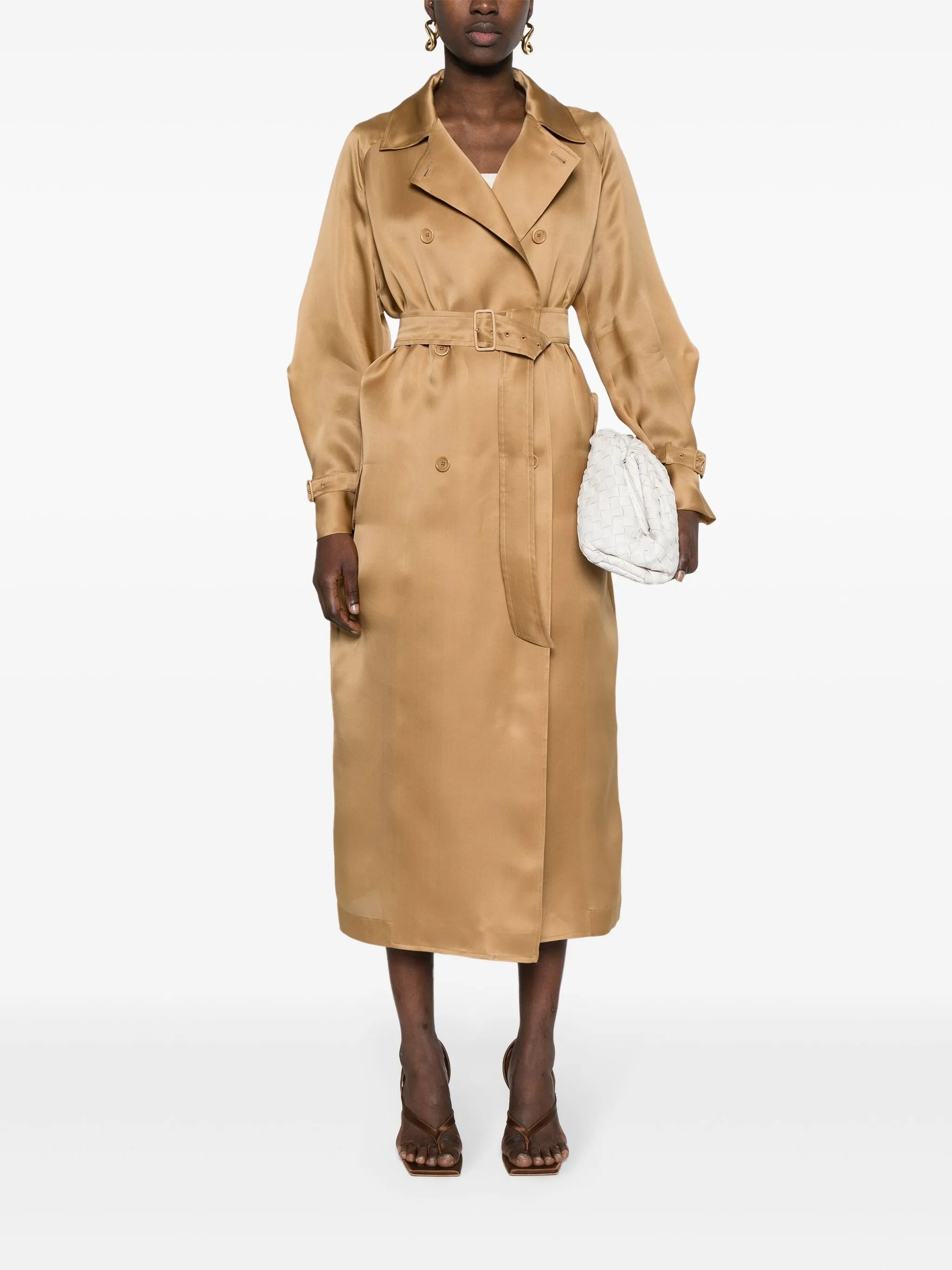 Sacco double-breasted trench coat