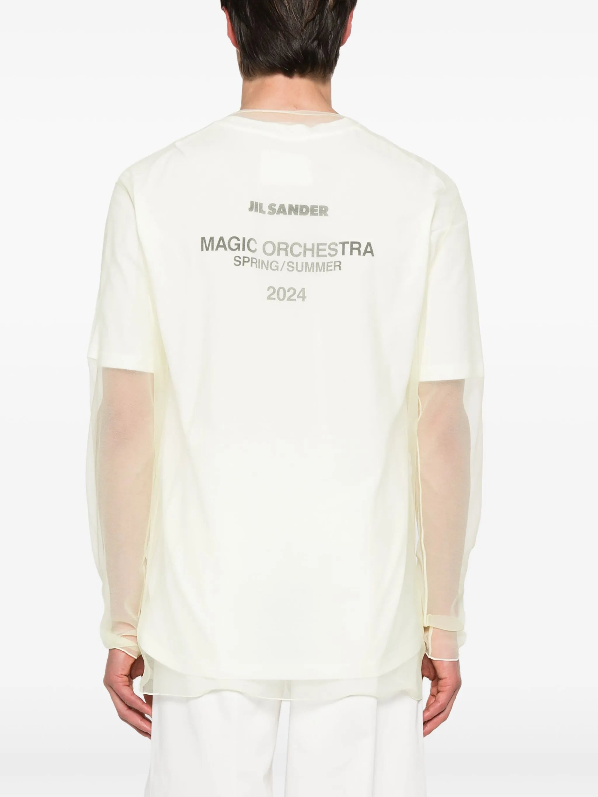 layered long-sleeve T-shirt