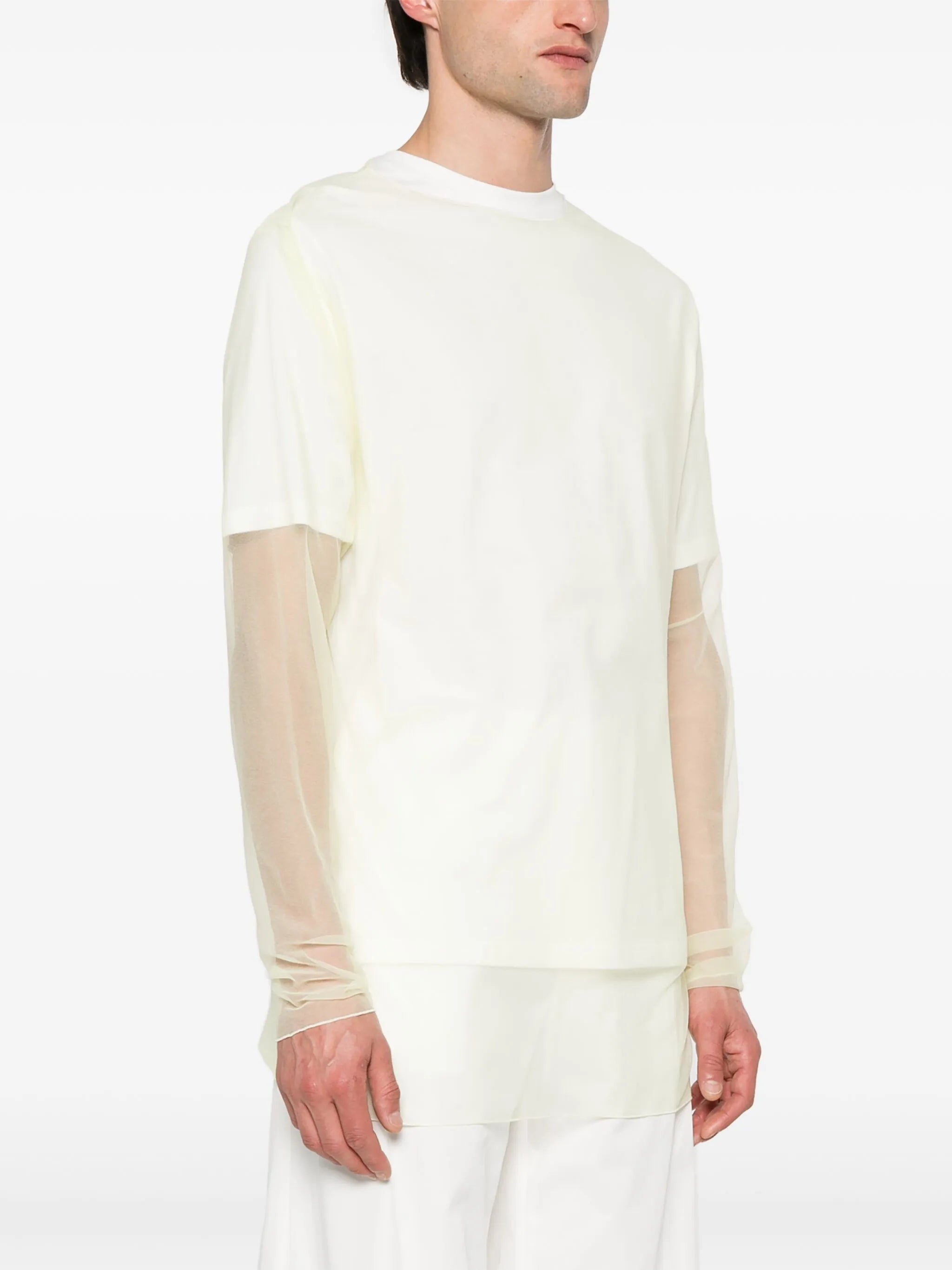 layered long-sleeve T-shirt
