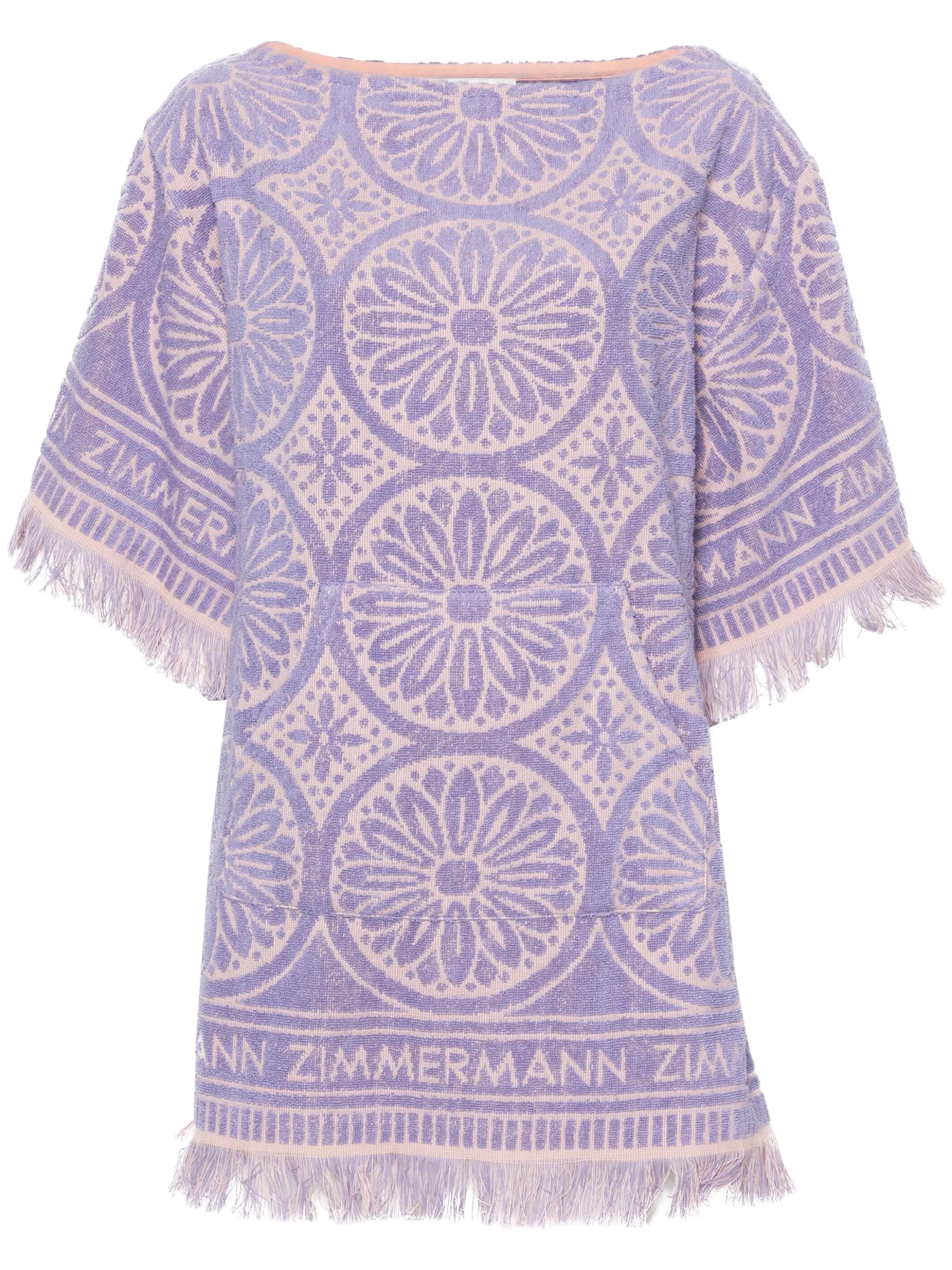 Hallday towelling mini dress