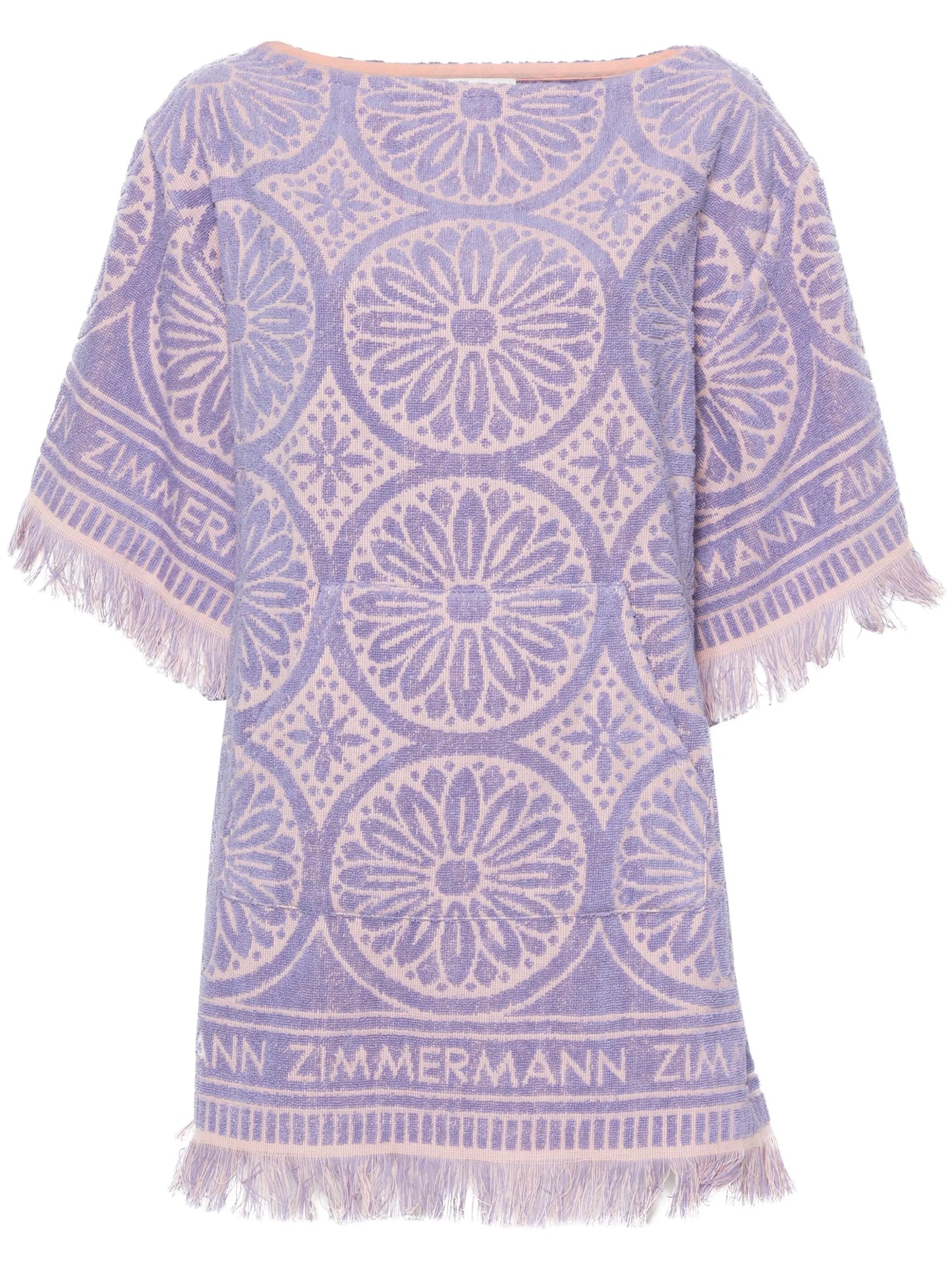 Hallday towelling mini dress