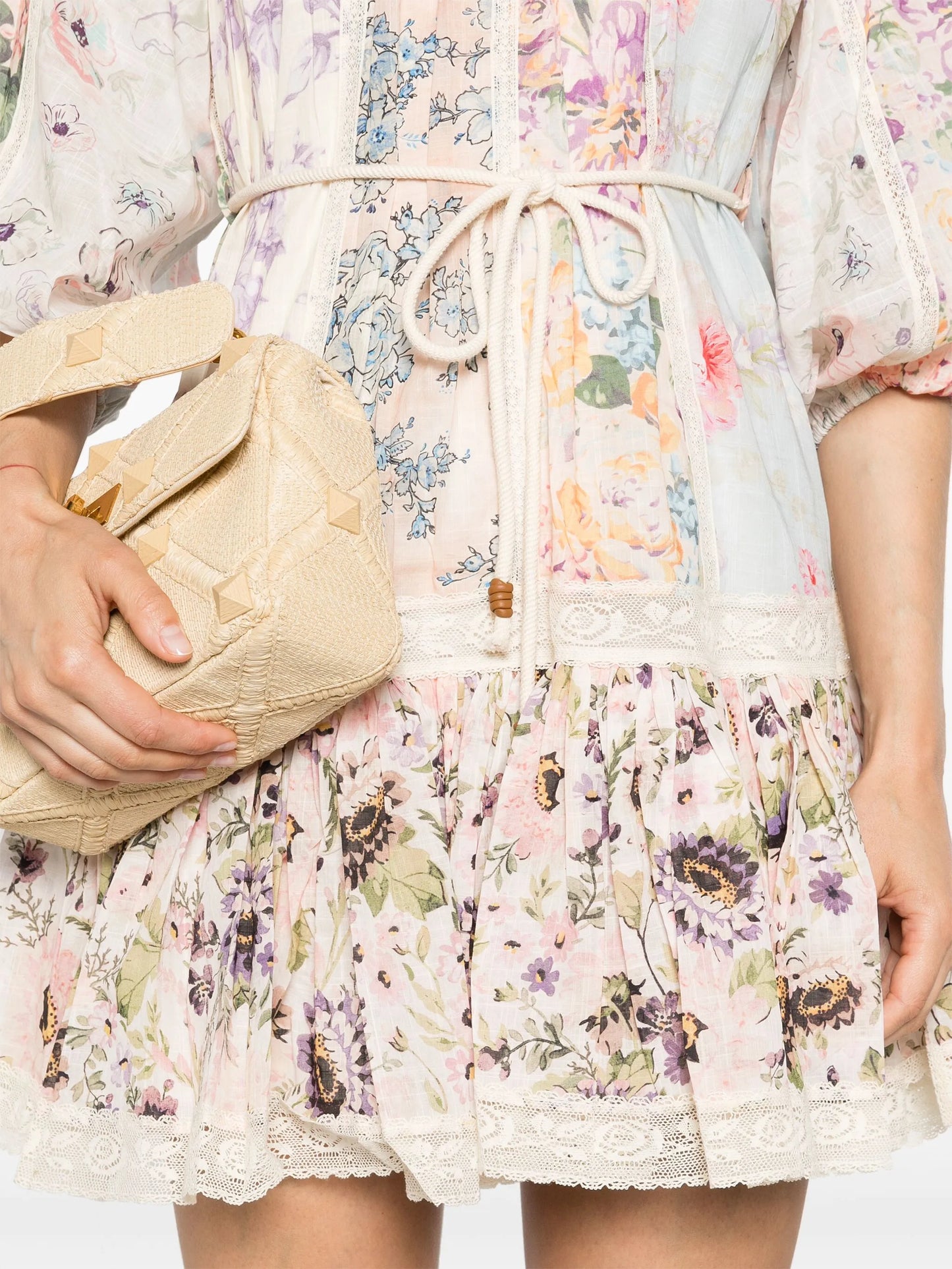 Halliday floral-print minidress