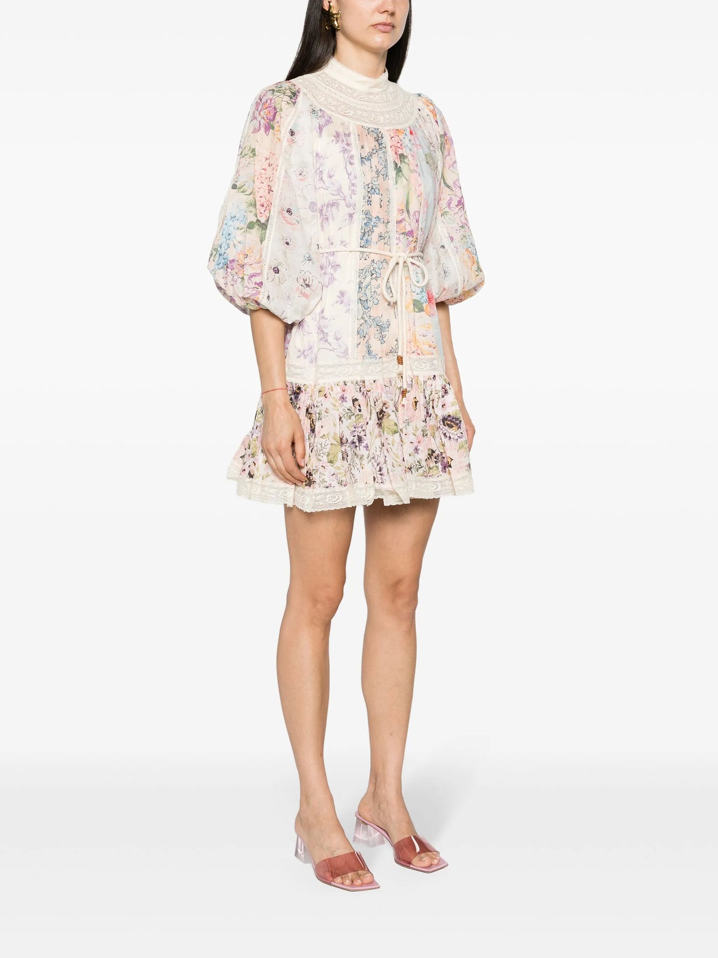 Halliday floral-print minidress