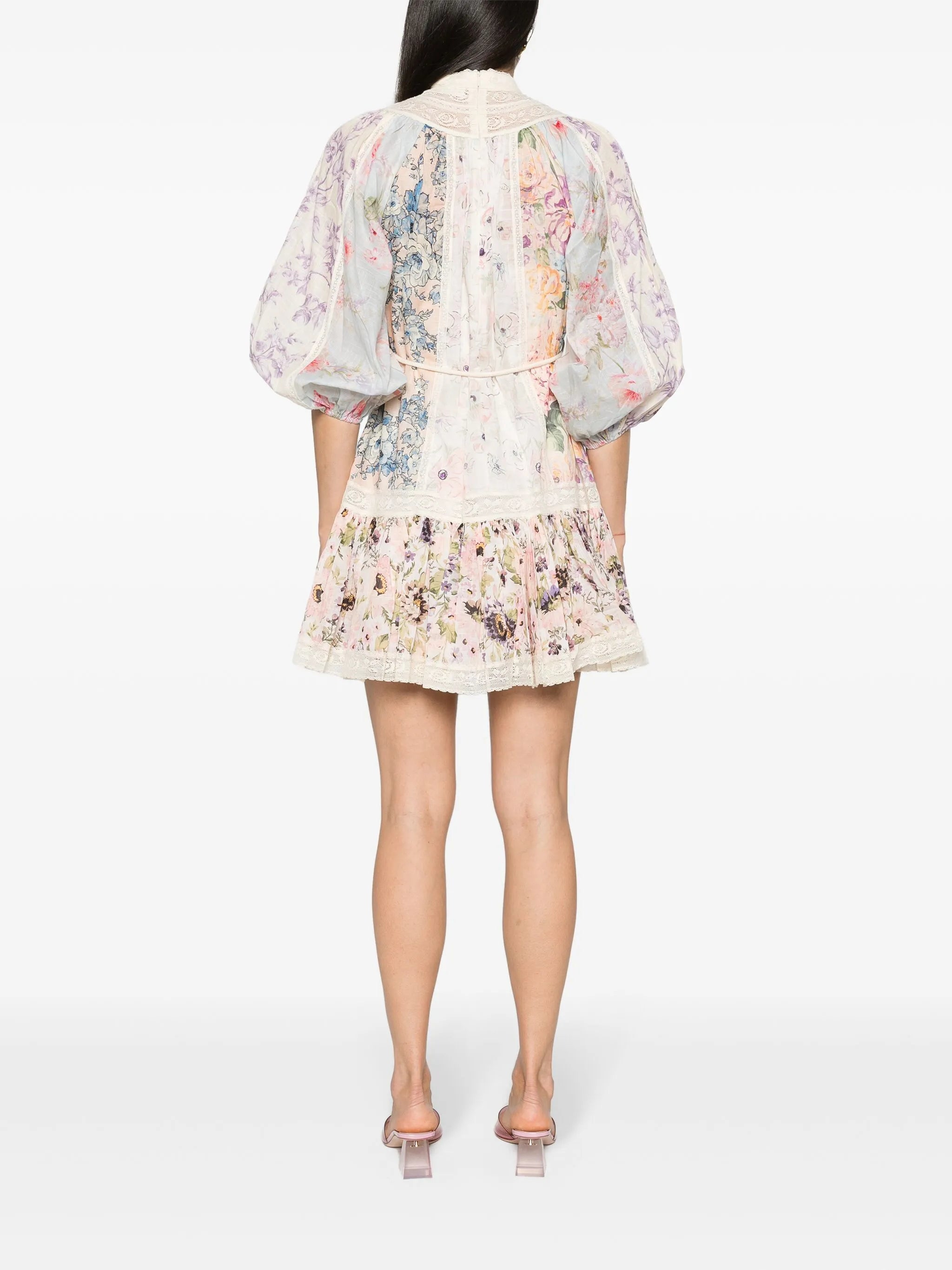 Halliday floral-print minidress