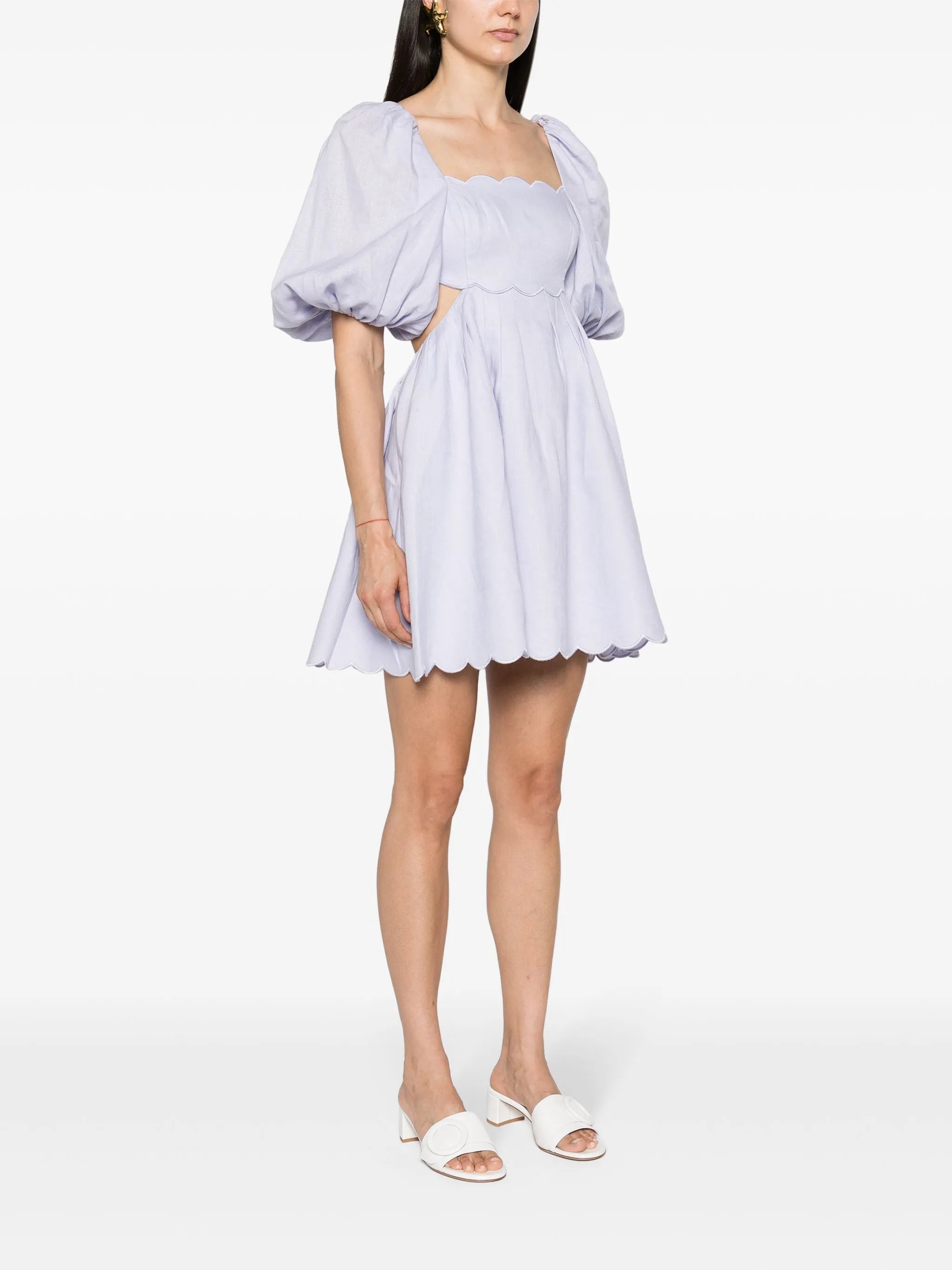 Halliday linen minidress