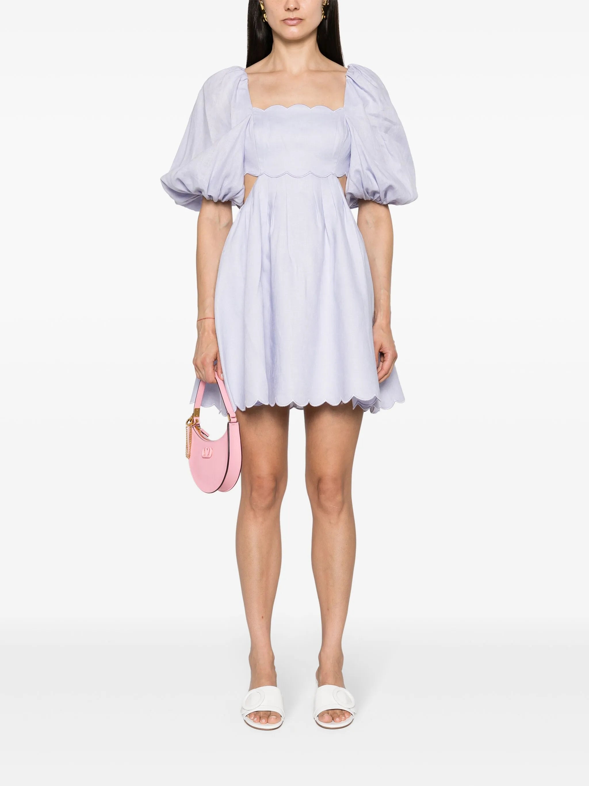 Halliday linen minidress