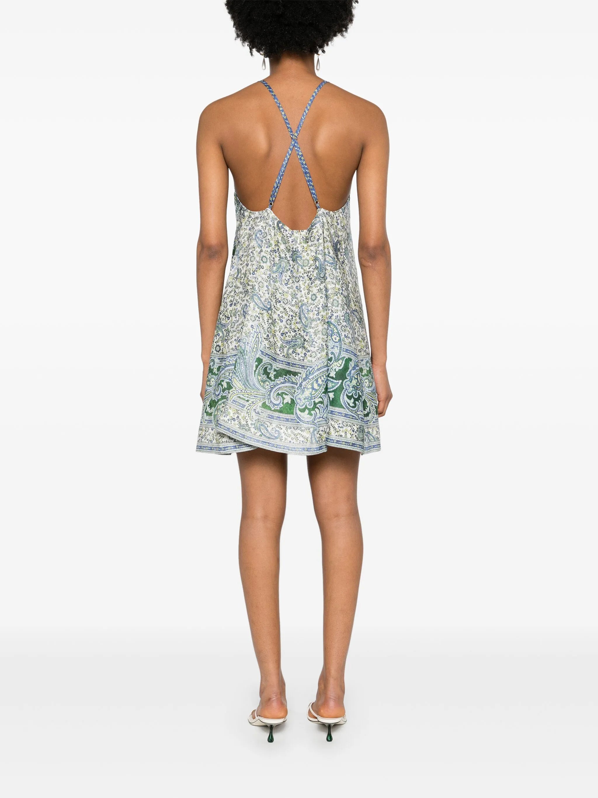 Ottie Swing linen minidress