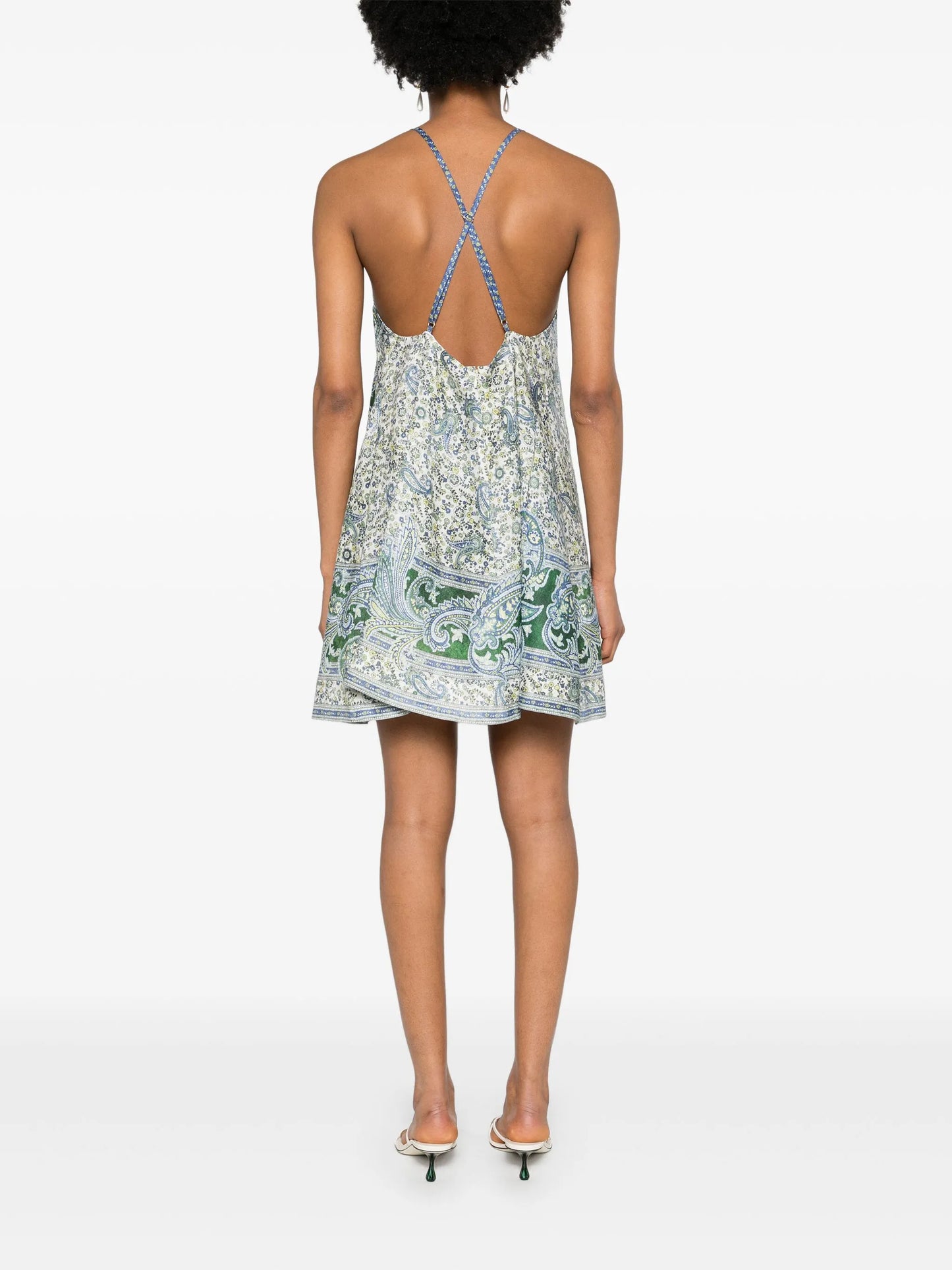 Ottie Swing linen minidress