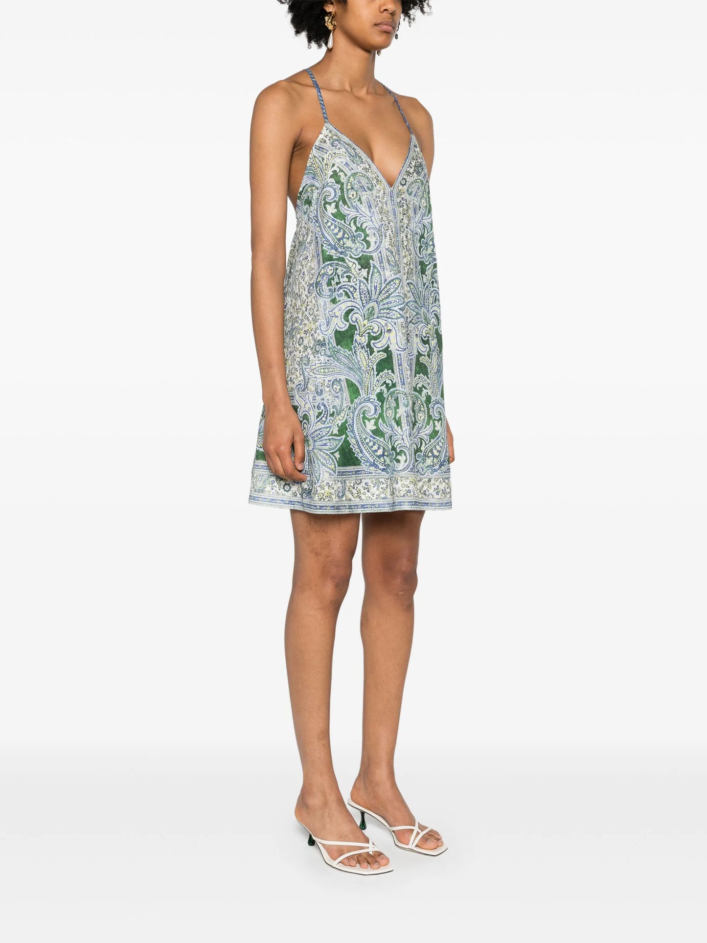 Ottie Swing linen minidress