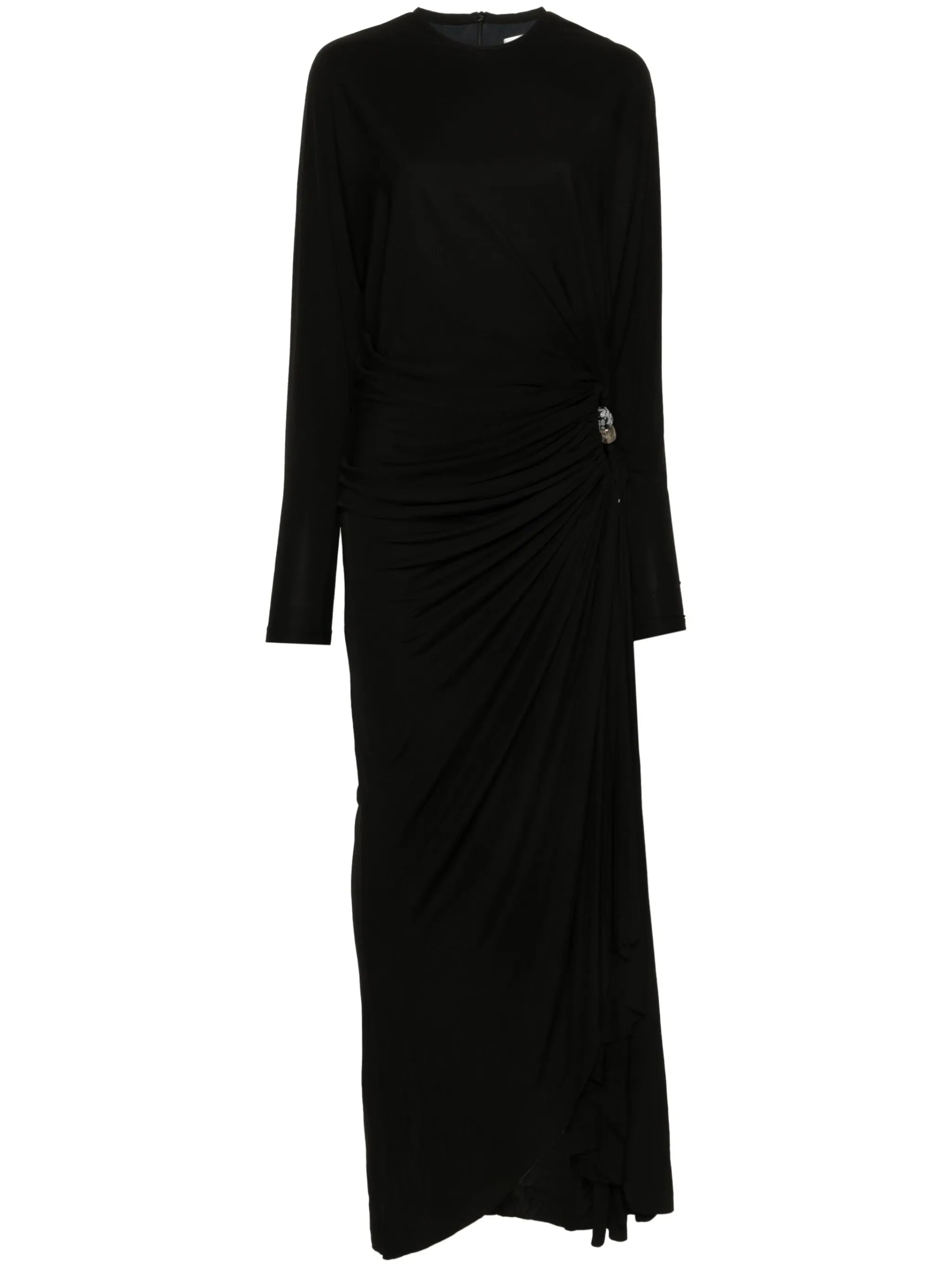 Helix side-slit maxi dress