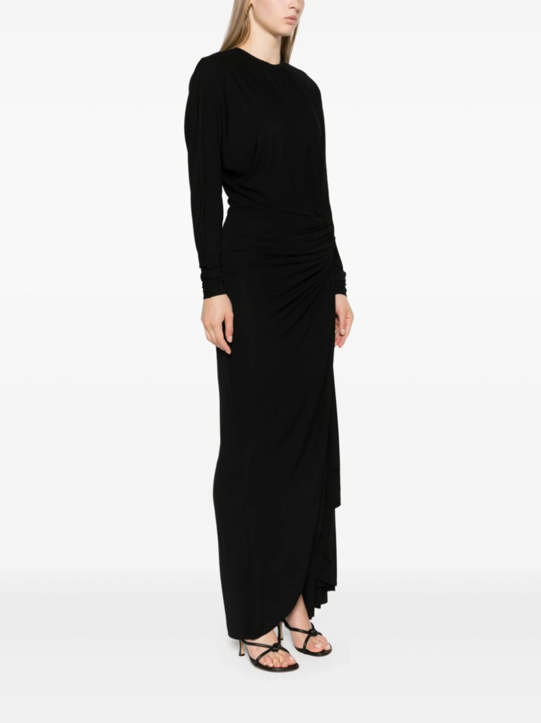 Helix side-slit maxi dress