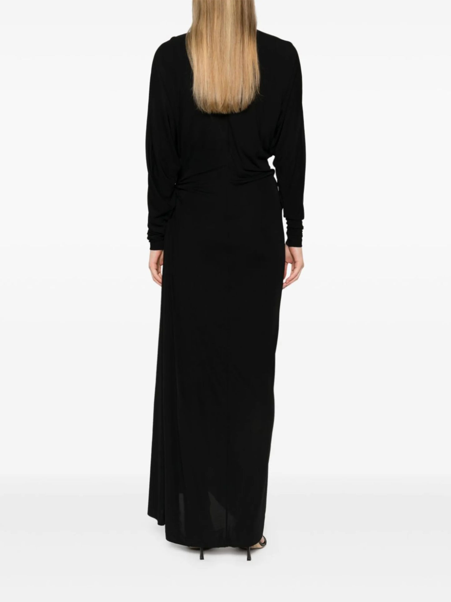 Helix side-slit maxi dress