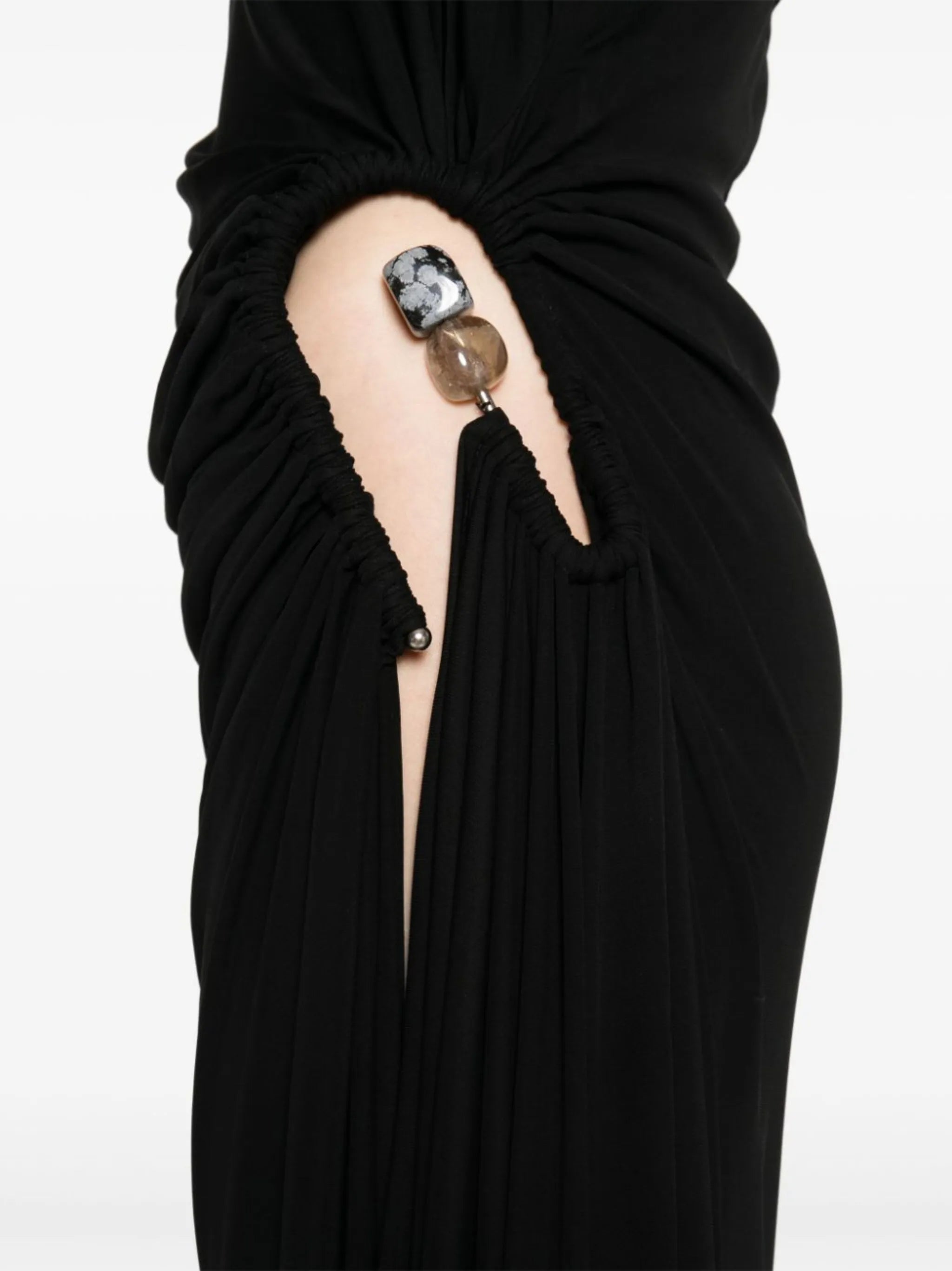 Helix side-slit maxi dress