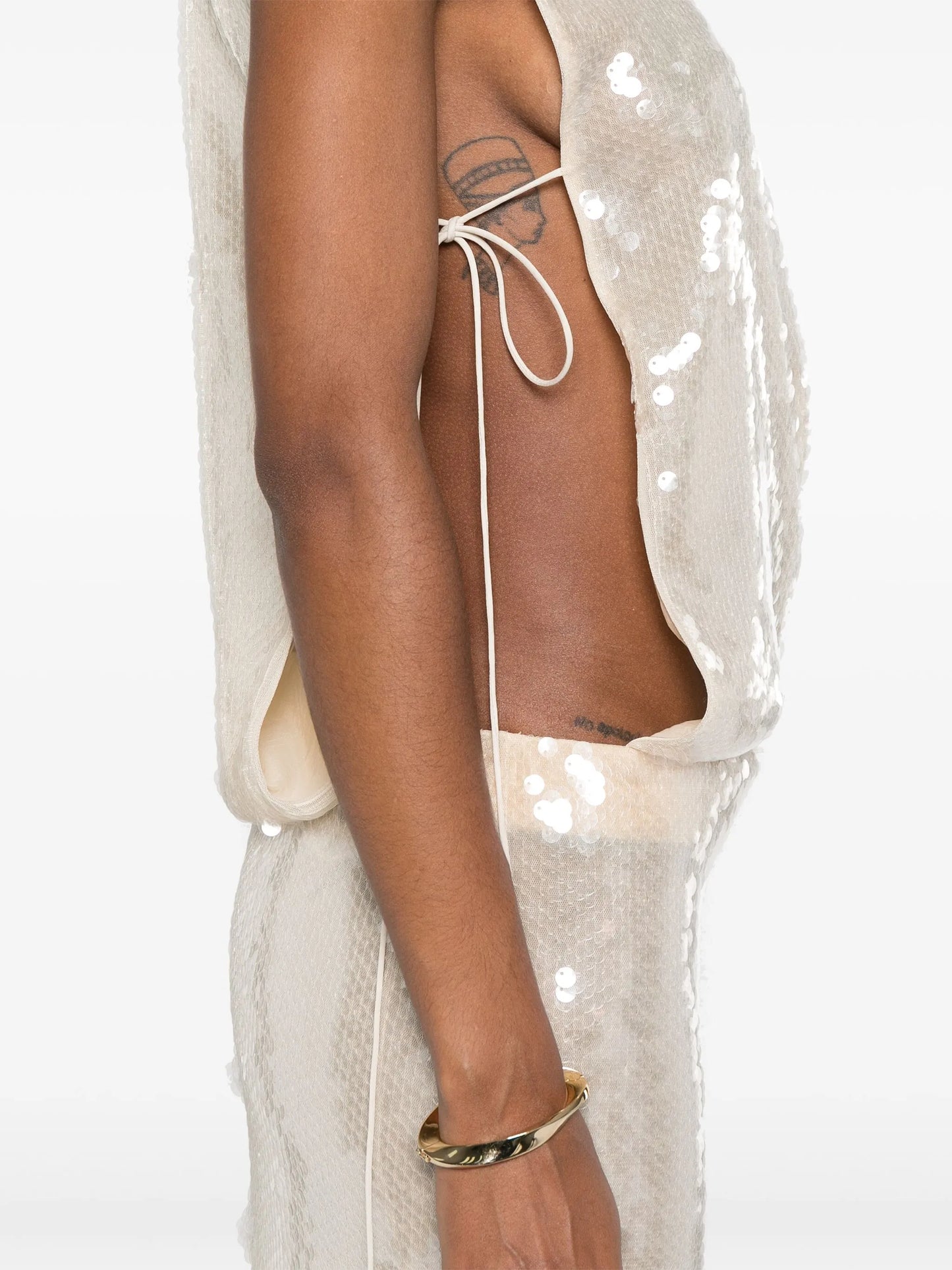 Lucent sequined gown