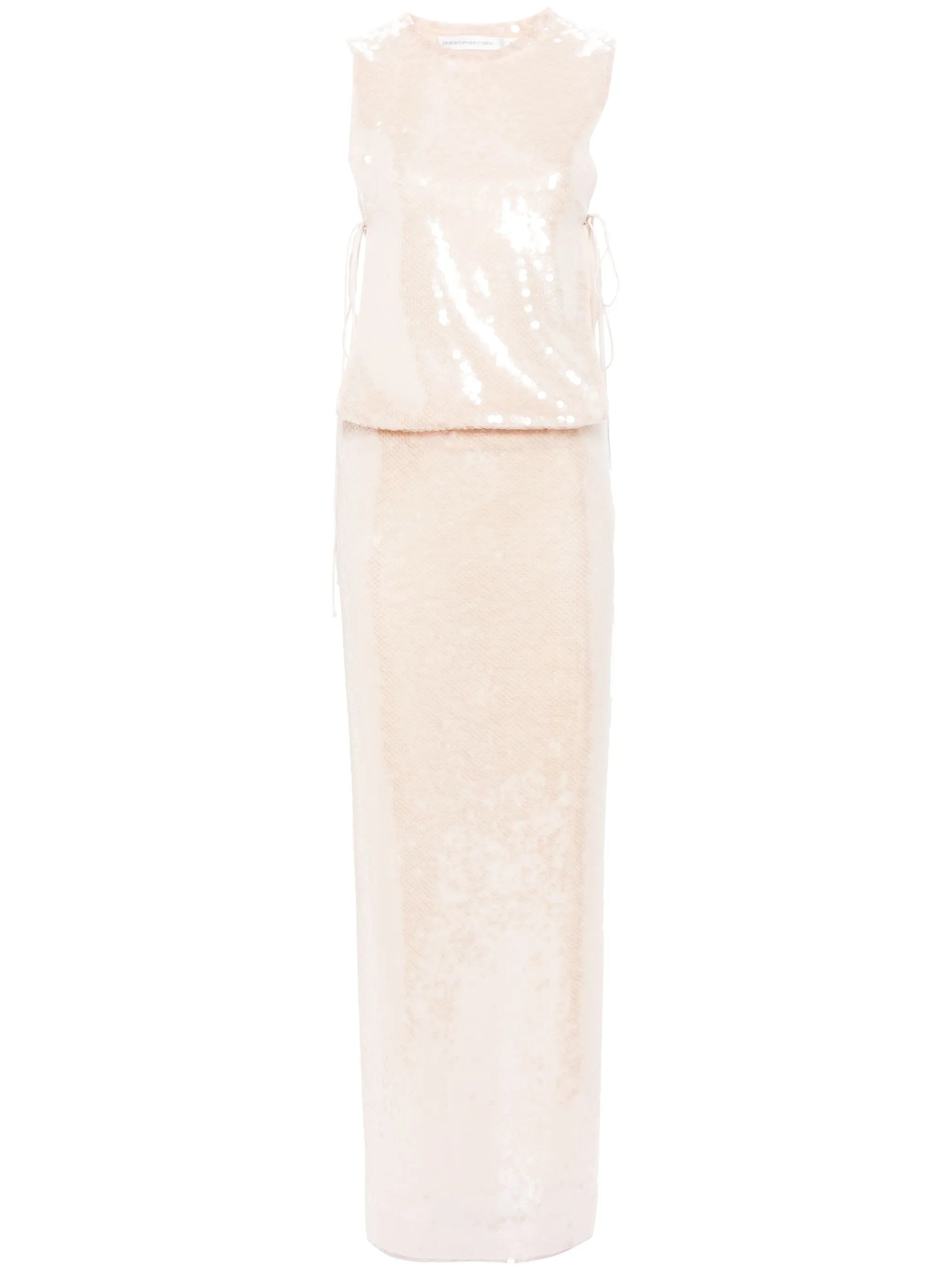 Lucent sequined gown