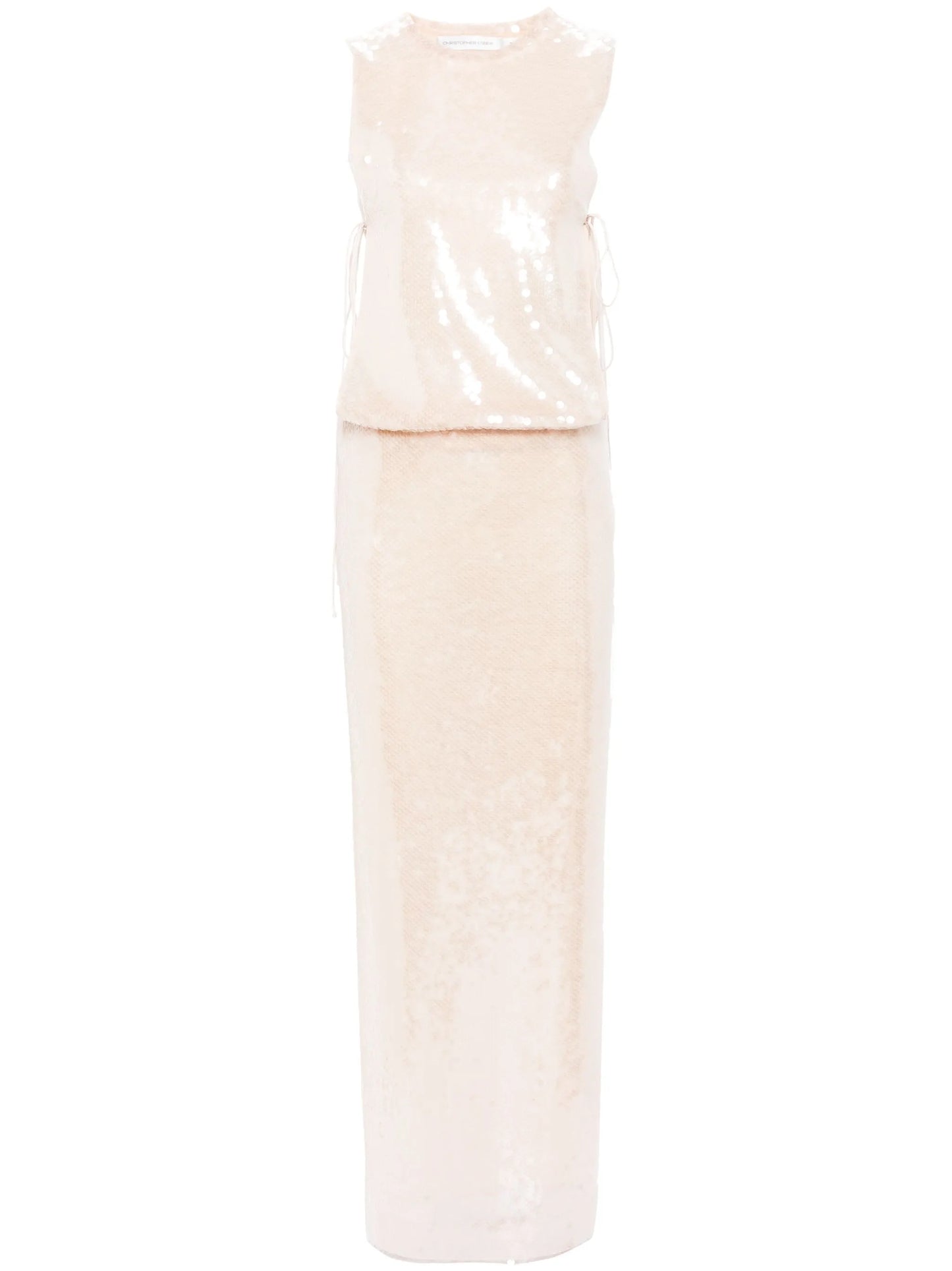 Lucent sequined gown