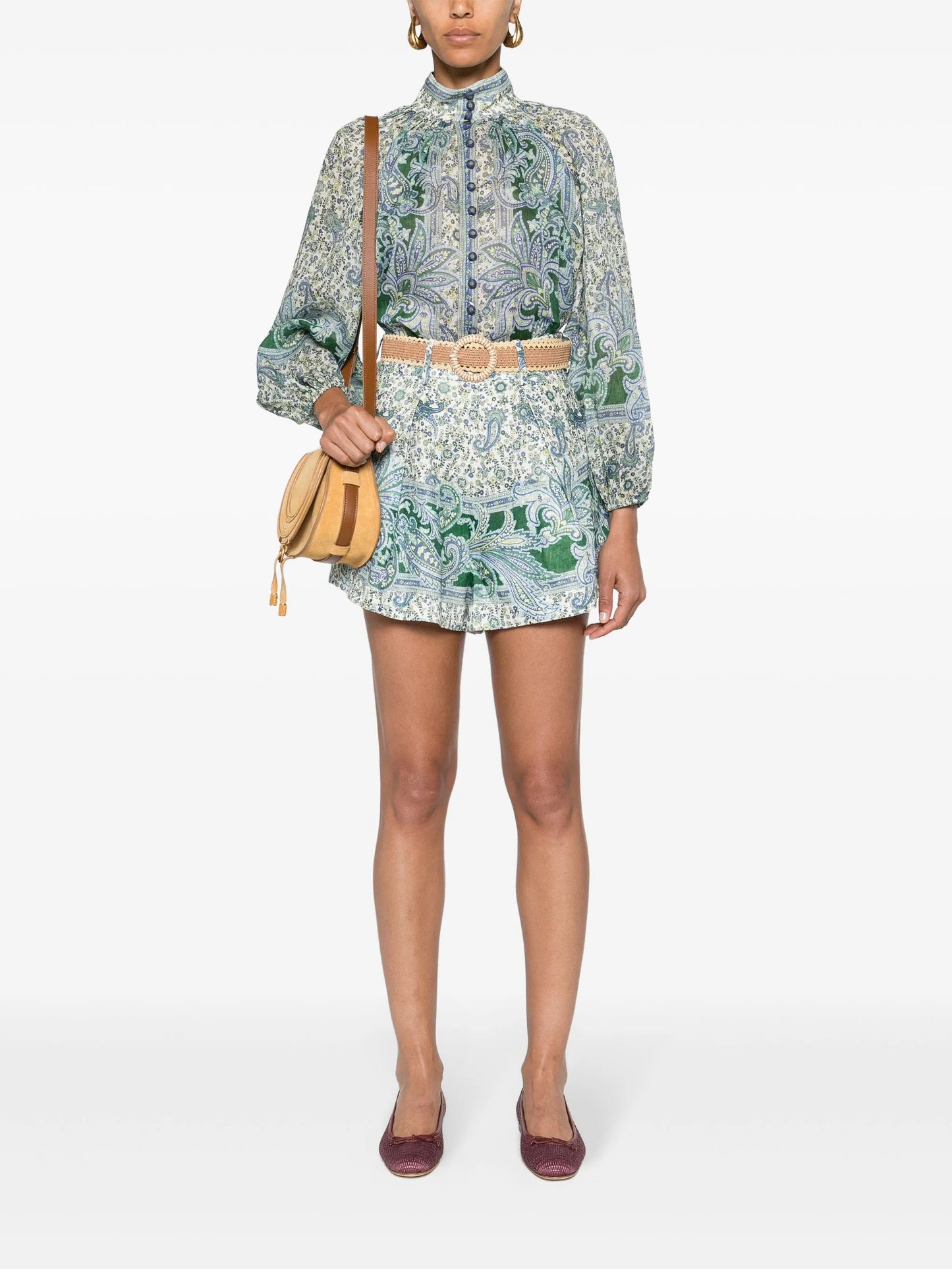 Ottie Tuck linen shorts