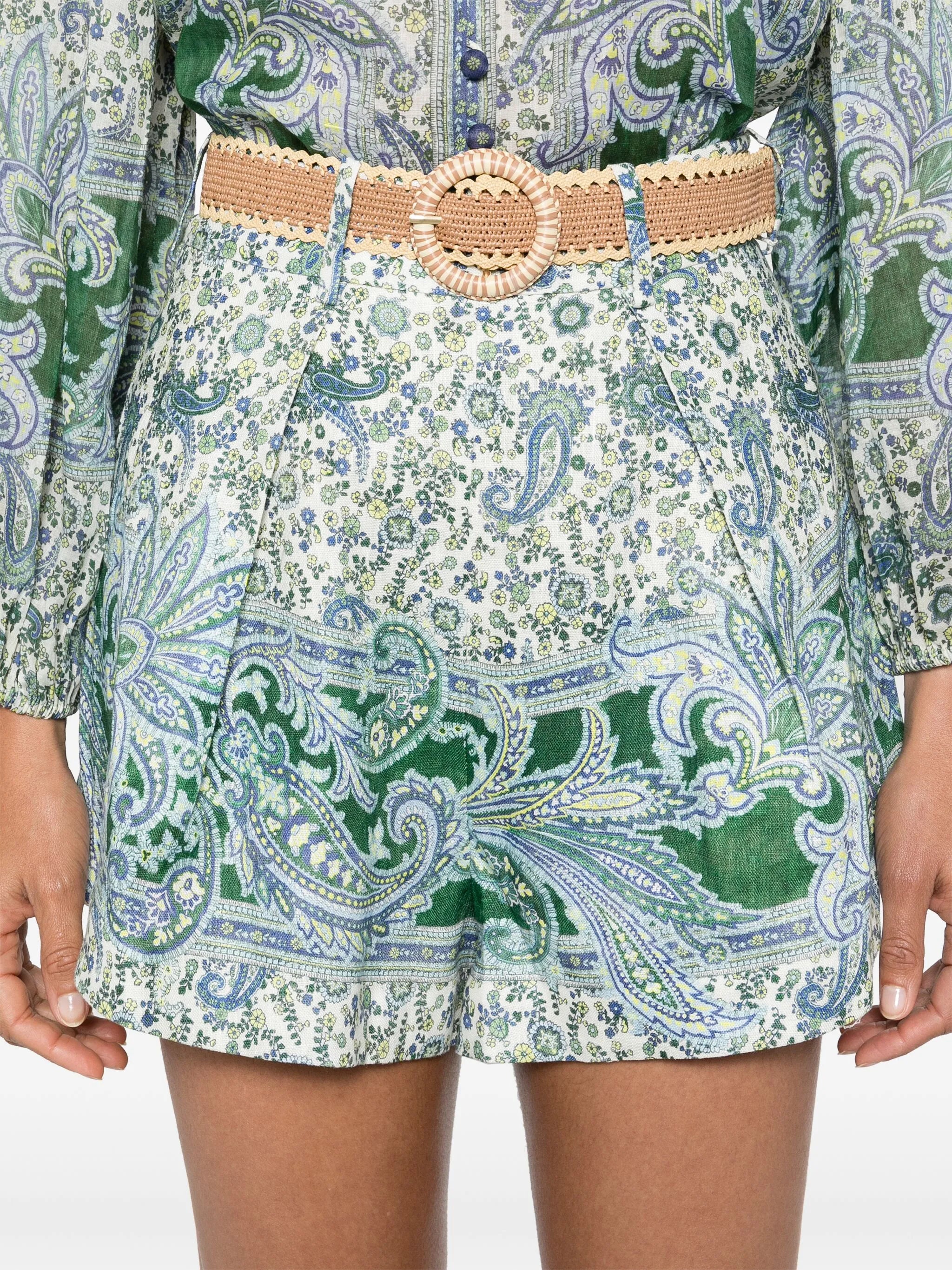 Ottie Tuck linen shorts
