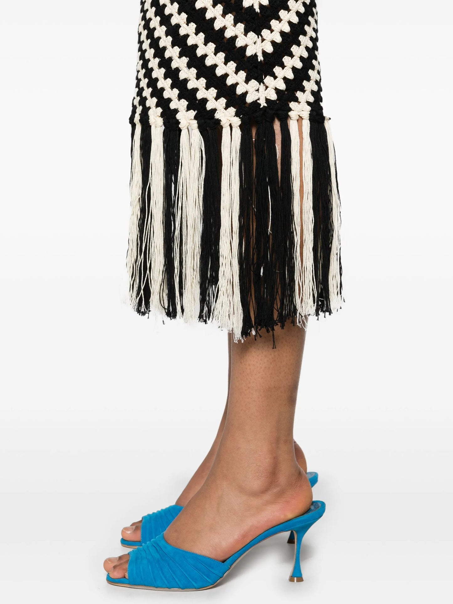 Halliday crochet midi dress