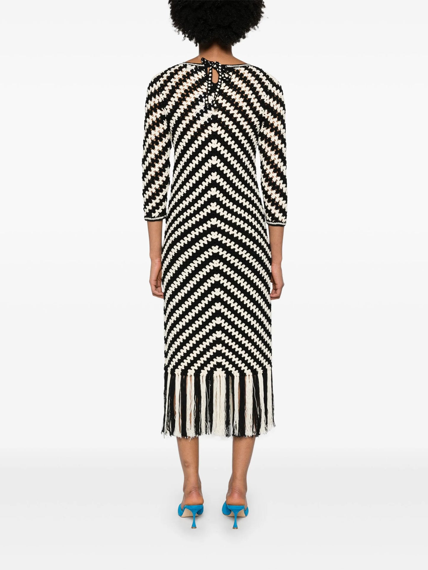 Halliday crochet midi dress