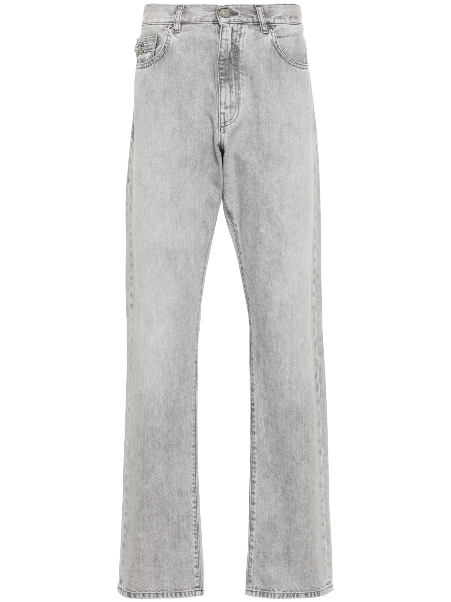 straight-leg jeans